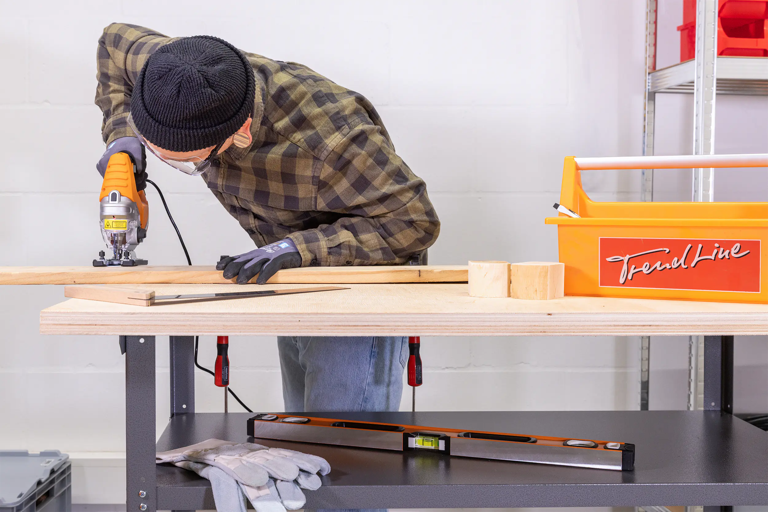 TrendLine Werkbank 120 x 60 x 85 cm TrendLine Werkbank 120 x 60 x 85 cm