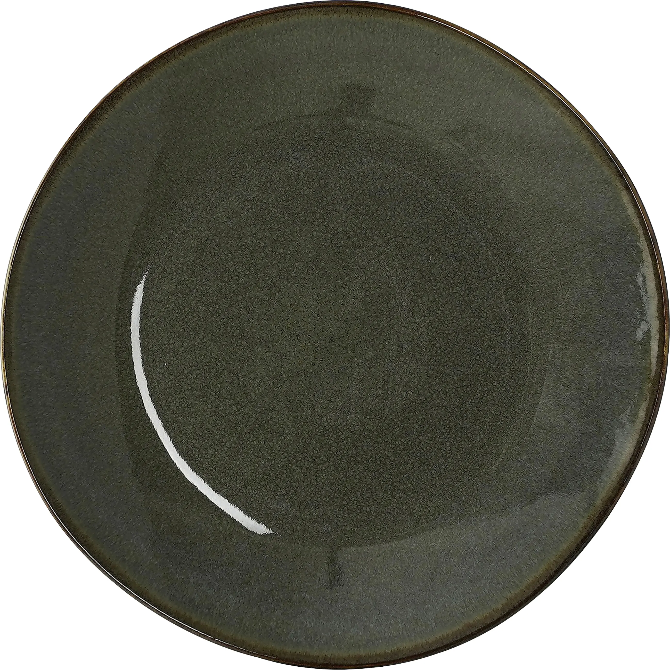 Mica Decorations  Frühstücksteller Racco stoneware 2,5 x 20,5 cm grün