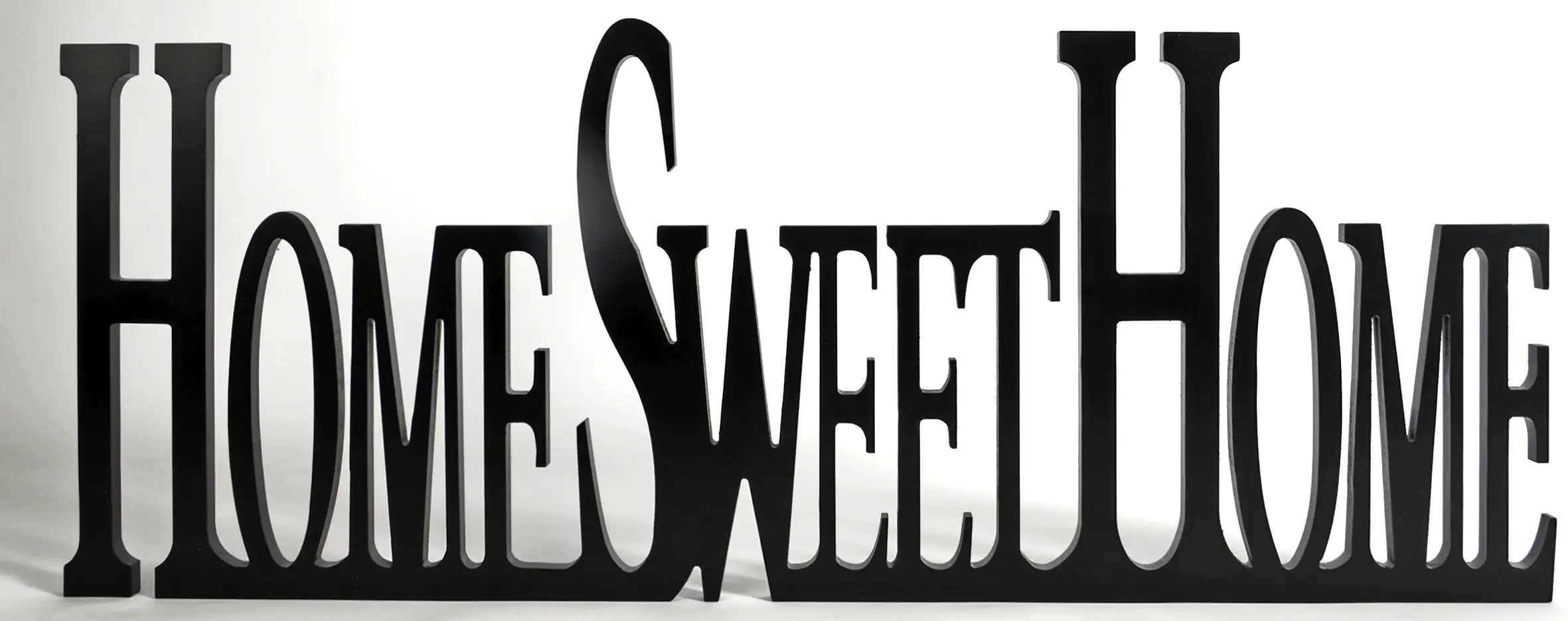 Schriftzug XL Home Sweet Home black 60x29x1,2 cm Schriftzug XL Home Sweet Home black 60x29x1,2 cm
