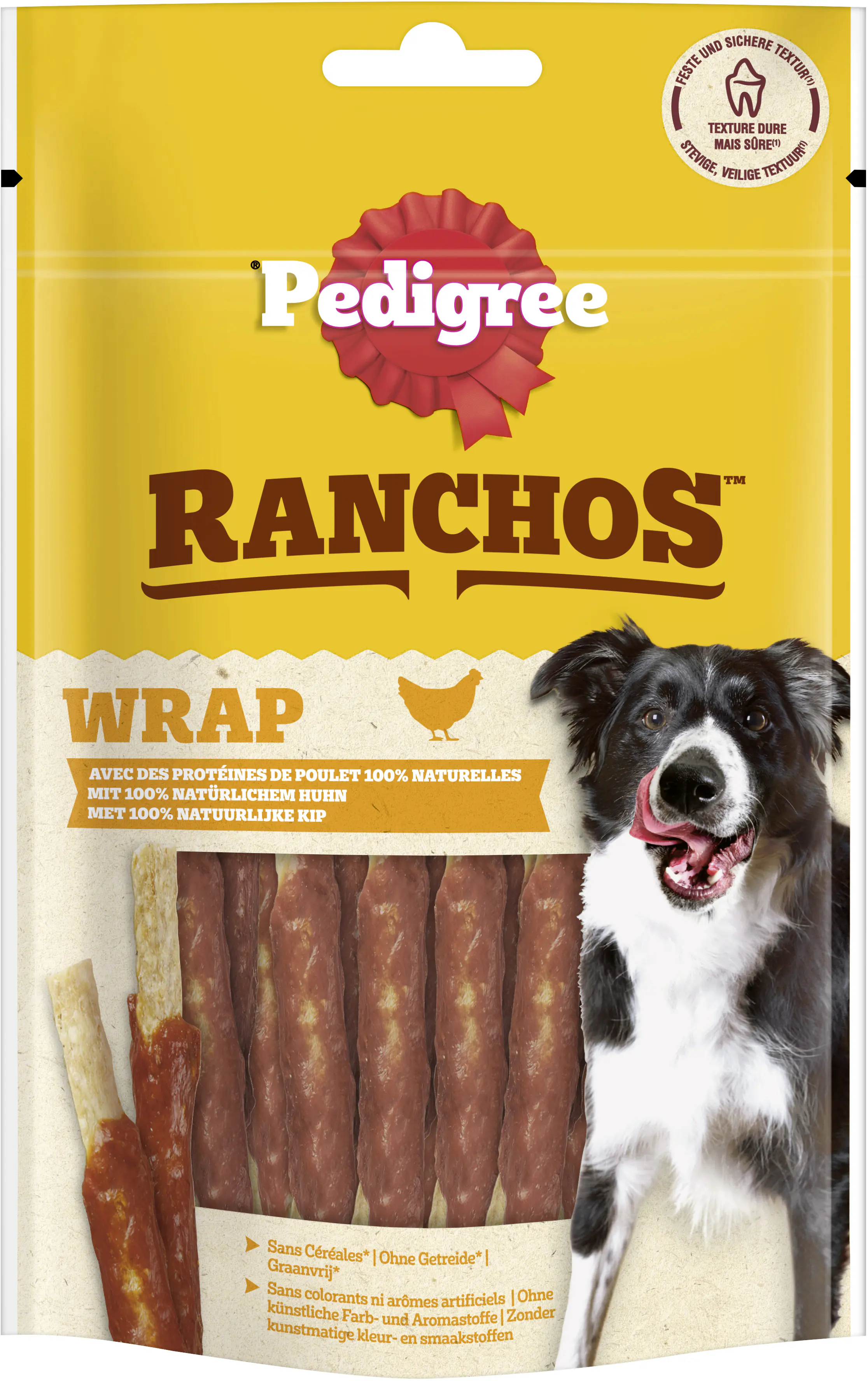 Pedigree Ranchos Hundeleckerli Wrap mit Huhn 60 g