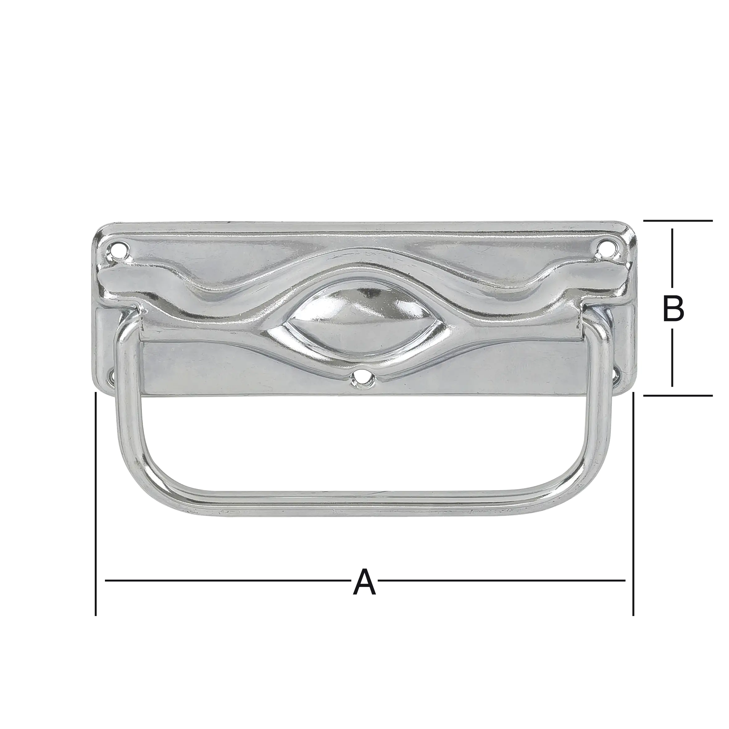 Vormann Kistengriffe verzinkt 100 x 35 mm