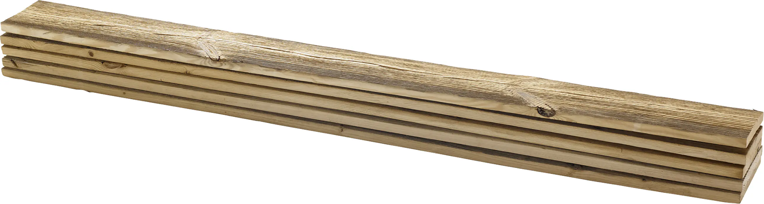 Altholzbretter Fichte Tanne Kiefer Breite 8-12 cm x Länge 100 - 5er Pack