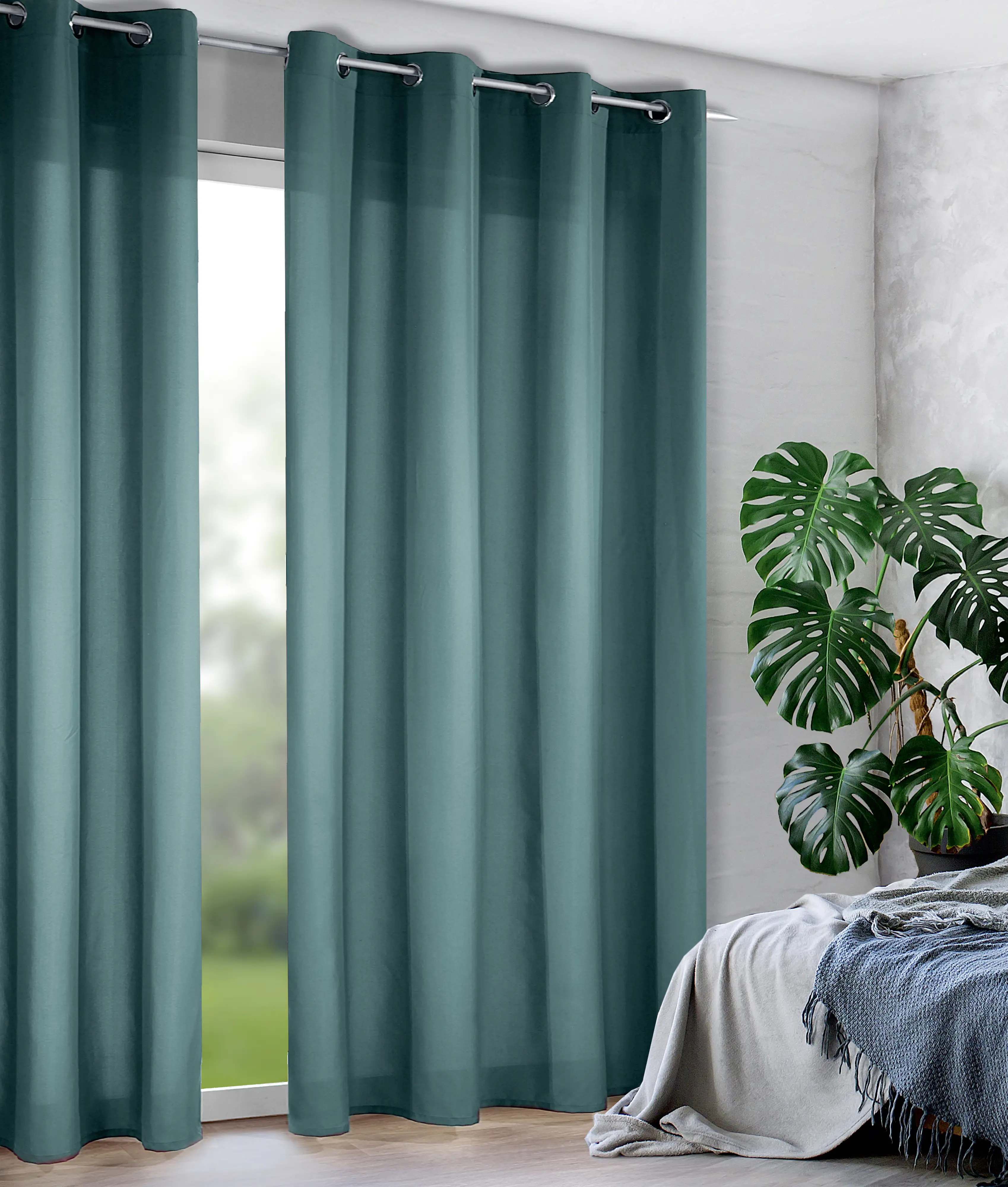 Neusser Collection Ösenschal Tim tanne, 135 x 240 cm