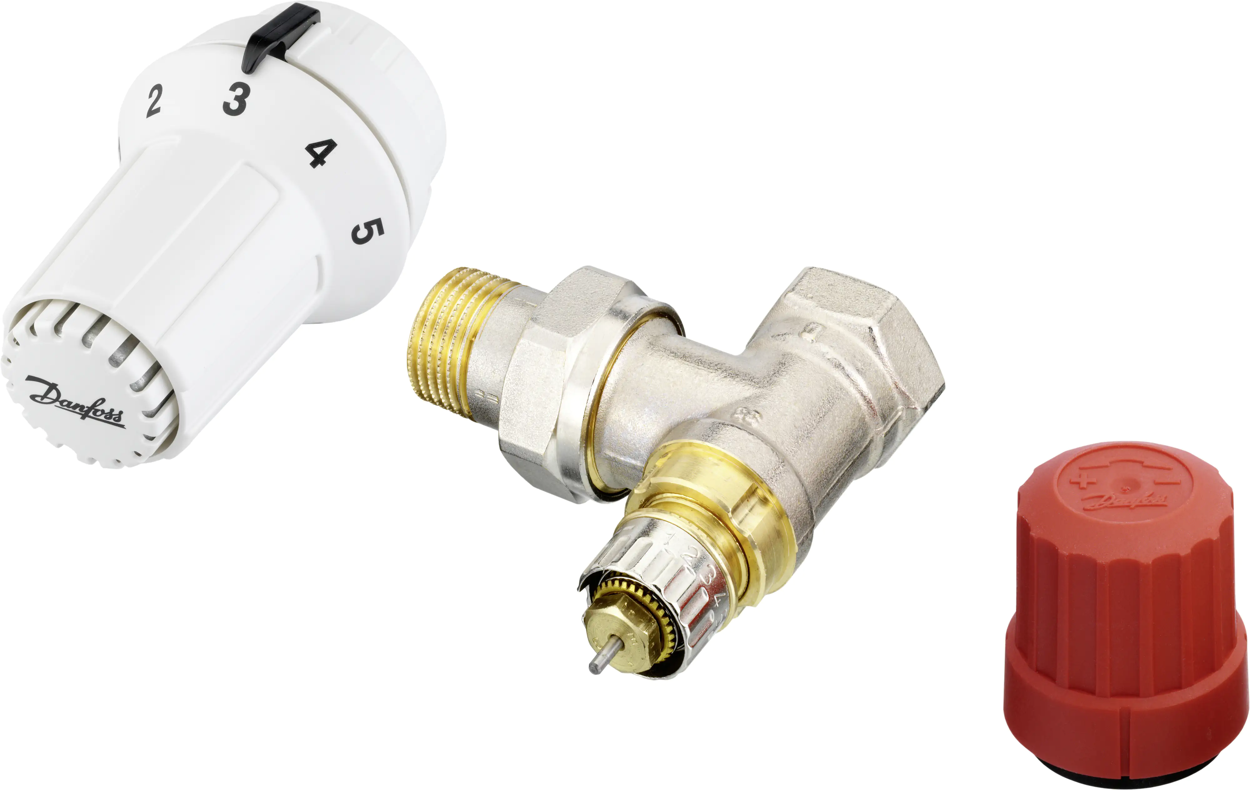 Danfoss Thermostat-Set Danfoss HomeKopf RAS-C RA-N DN 15 1/2", Eckform