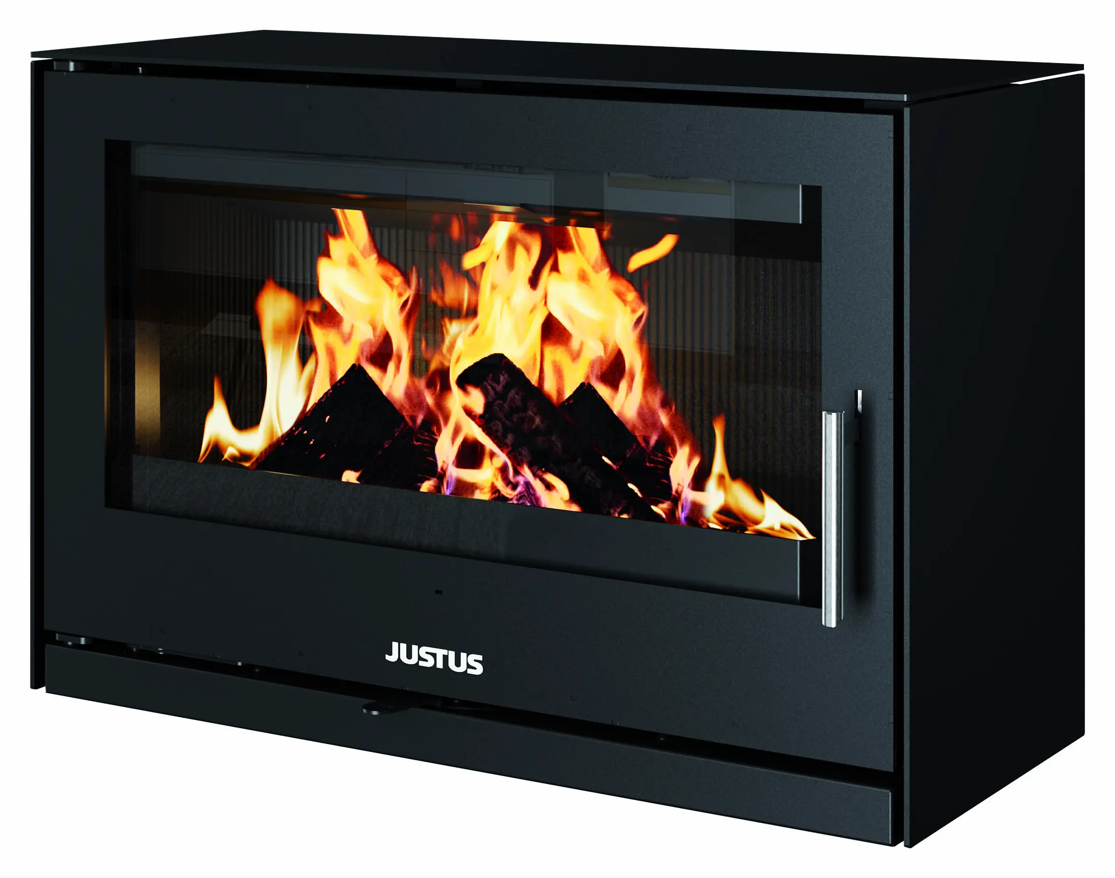 Justus Kaminofen Dias XL Stahl schwarz 8 kW