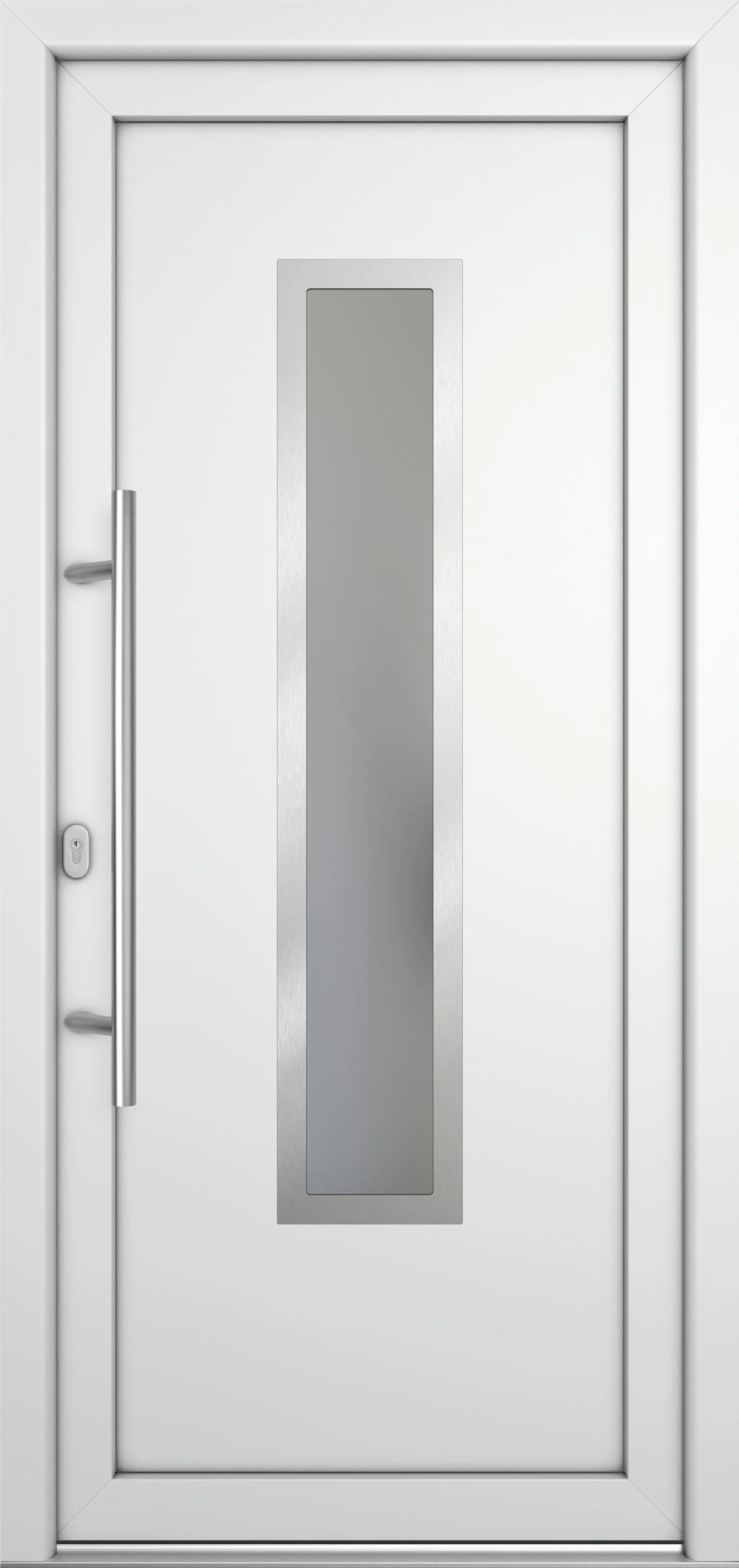 Meeth Haustür Signum Pro PVC Modell 32 98 x 208 cm DIN Links weiß