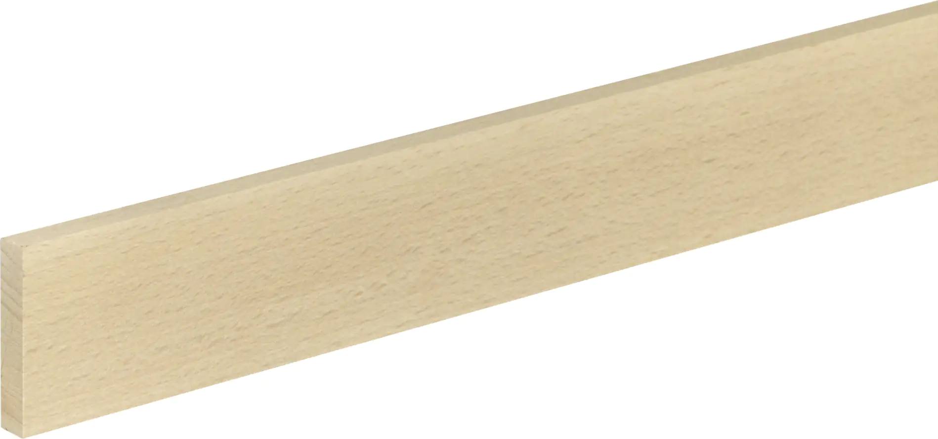 FN Neuhofer Flachleiste 95 cm 45 x 8 mm Buche