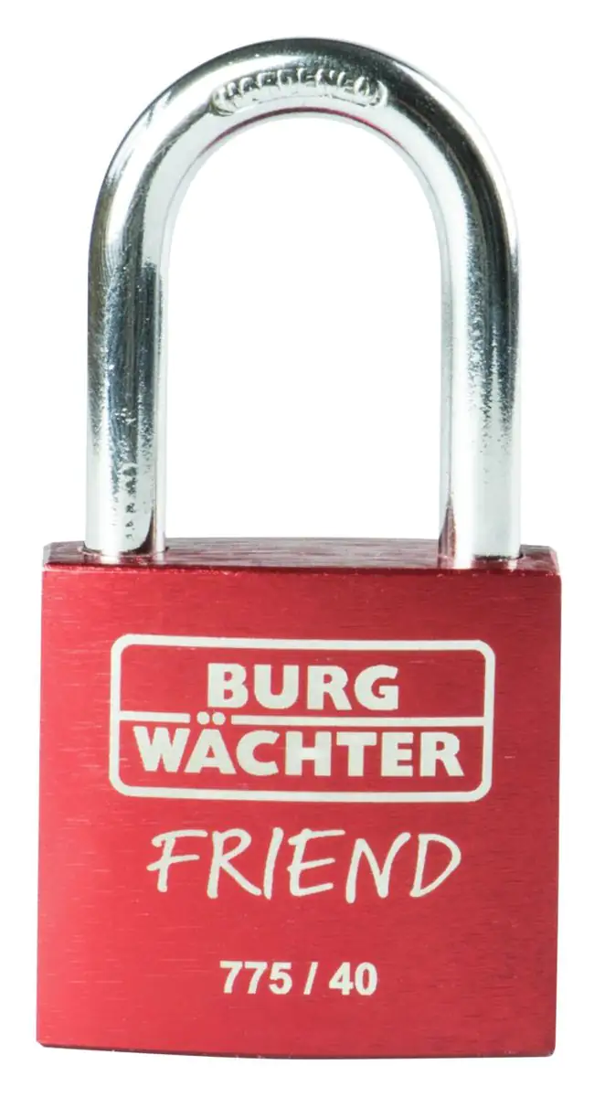 Burg Wächter Vorhängeschloss 775 40 35 Friend red 20.5 x 32.5 mm - 1 Stück