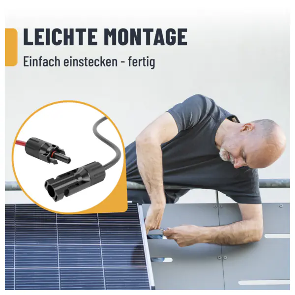Absina Solarkabel 2er Set 10 m MC4-fähig 6mm²
