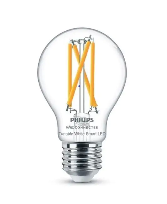 Philips Smart LED Leuchtmittel Tunable White Clear A60 E27 Birnenform 7 W Philips Smart LED Leuchtmittel Tunable White Clear A60 E27 Birnenform 7 W