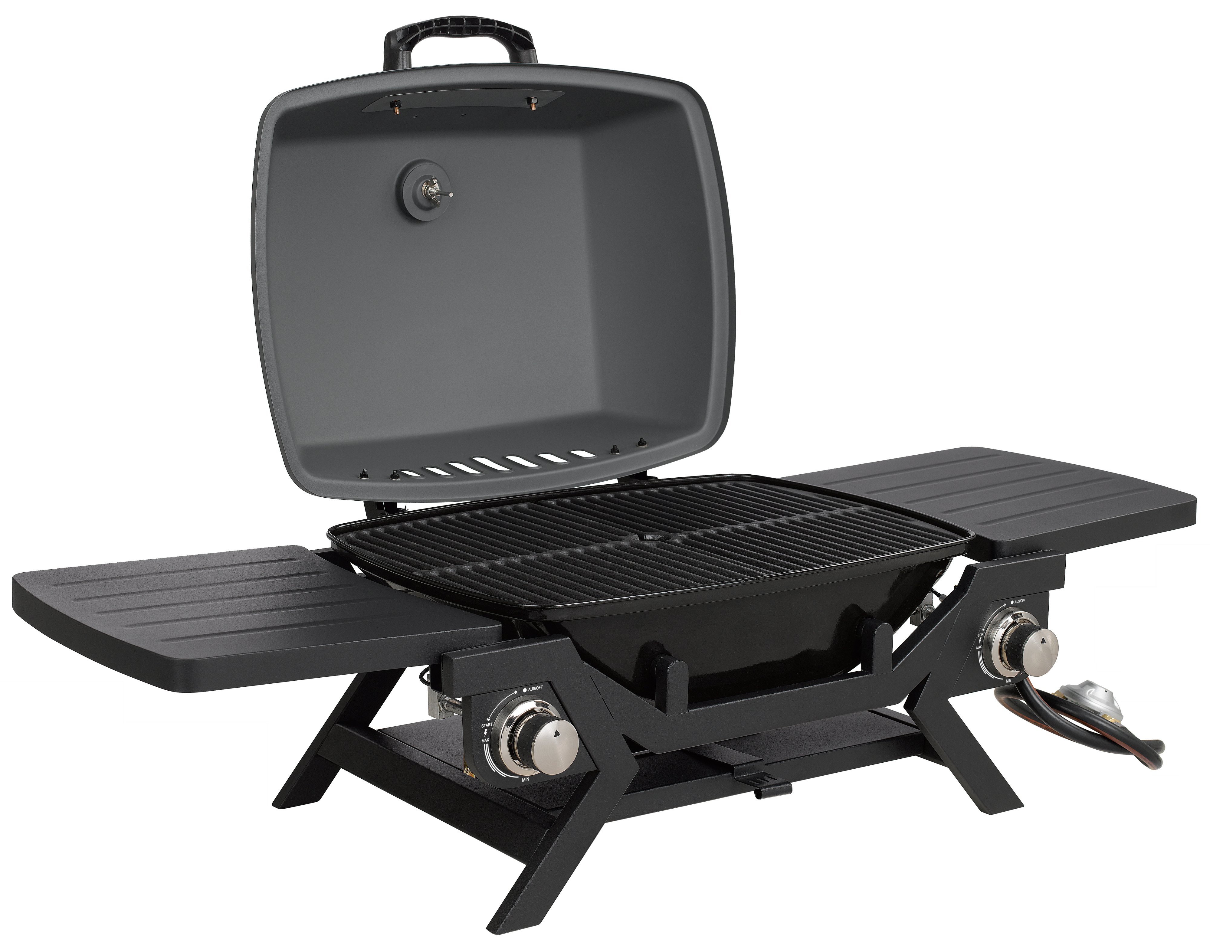 Primaster Tisch-Gasgrill CityFlame 2 Brenner Grillfläche: 47 x 35 cm
