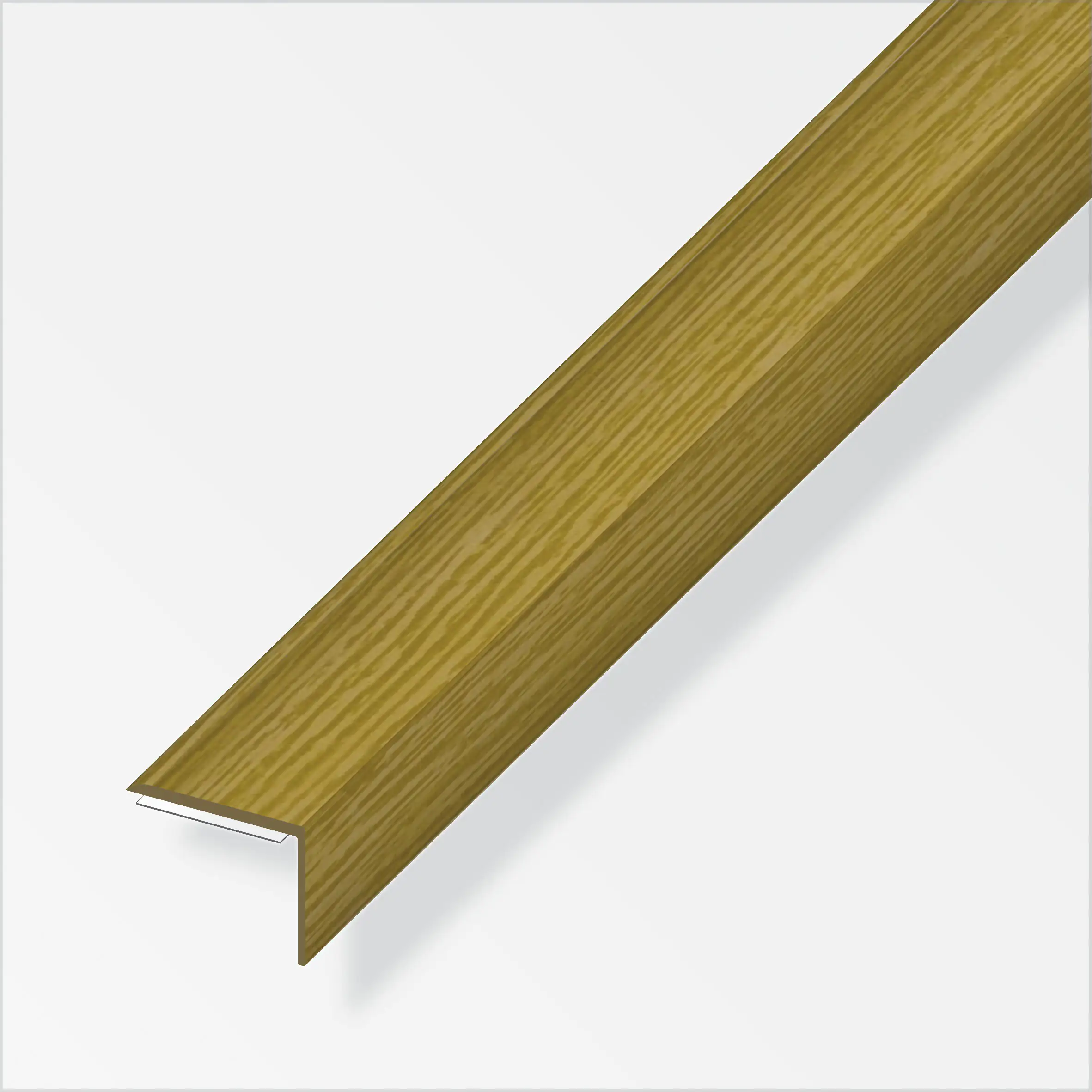 alfer Winkelprofil 1 m, 8 x 25 mm PVC (Kunststoff) Eiche