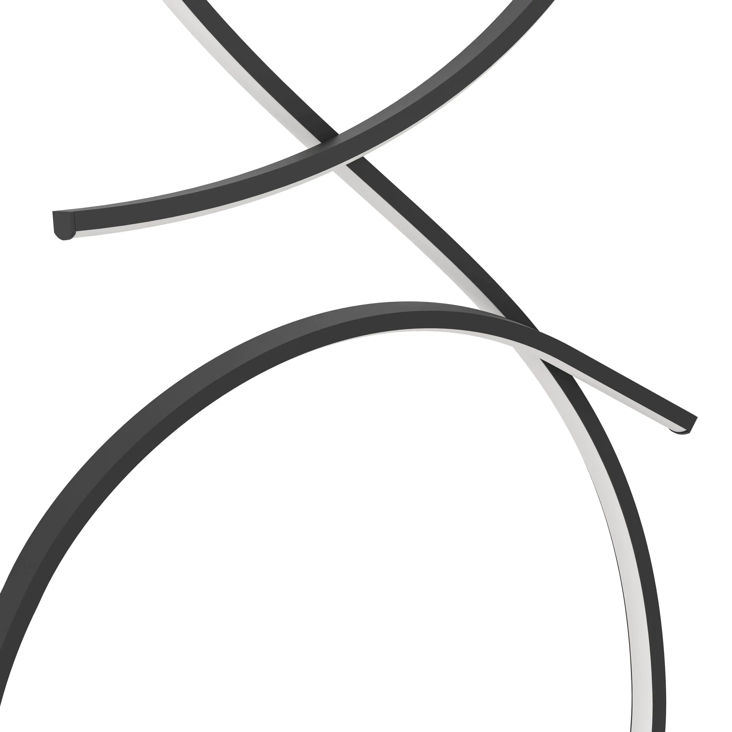 Eglo LED Stehleuchte Serpins schwarz 107 x 42,5 x 25 cm 