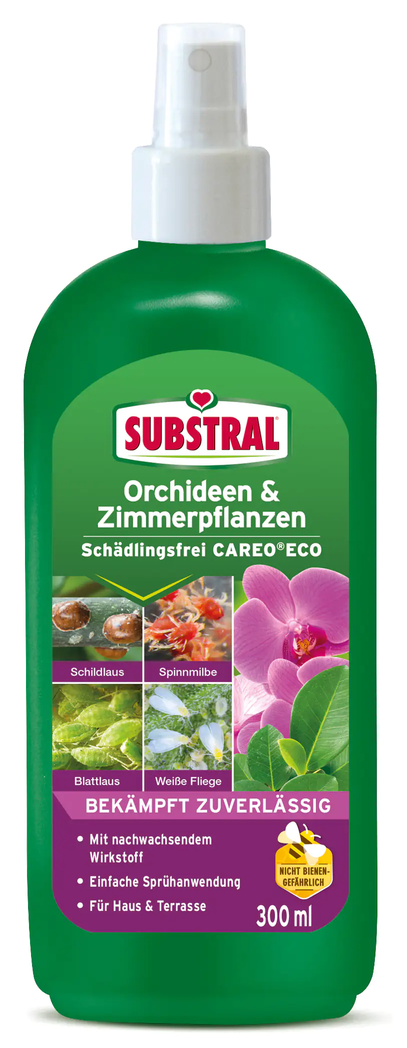 Substral Orchideen & Zimmerplanzen Schädlingfrei Careo Eco 300 ml