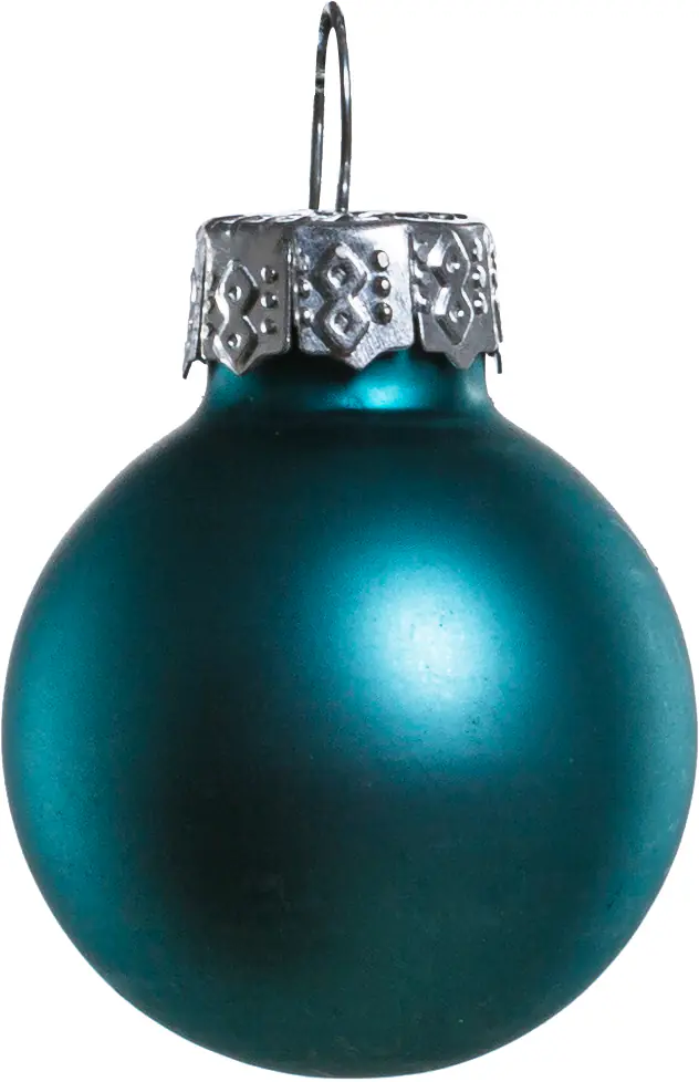 TrendLine Mini-Christbaumkugeln aus Glas Ø 2,5 cm gold-blau 100 Stück