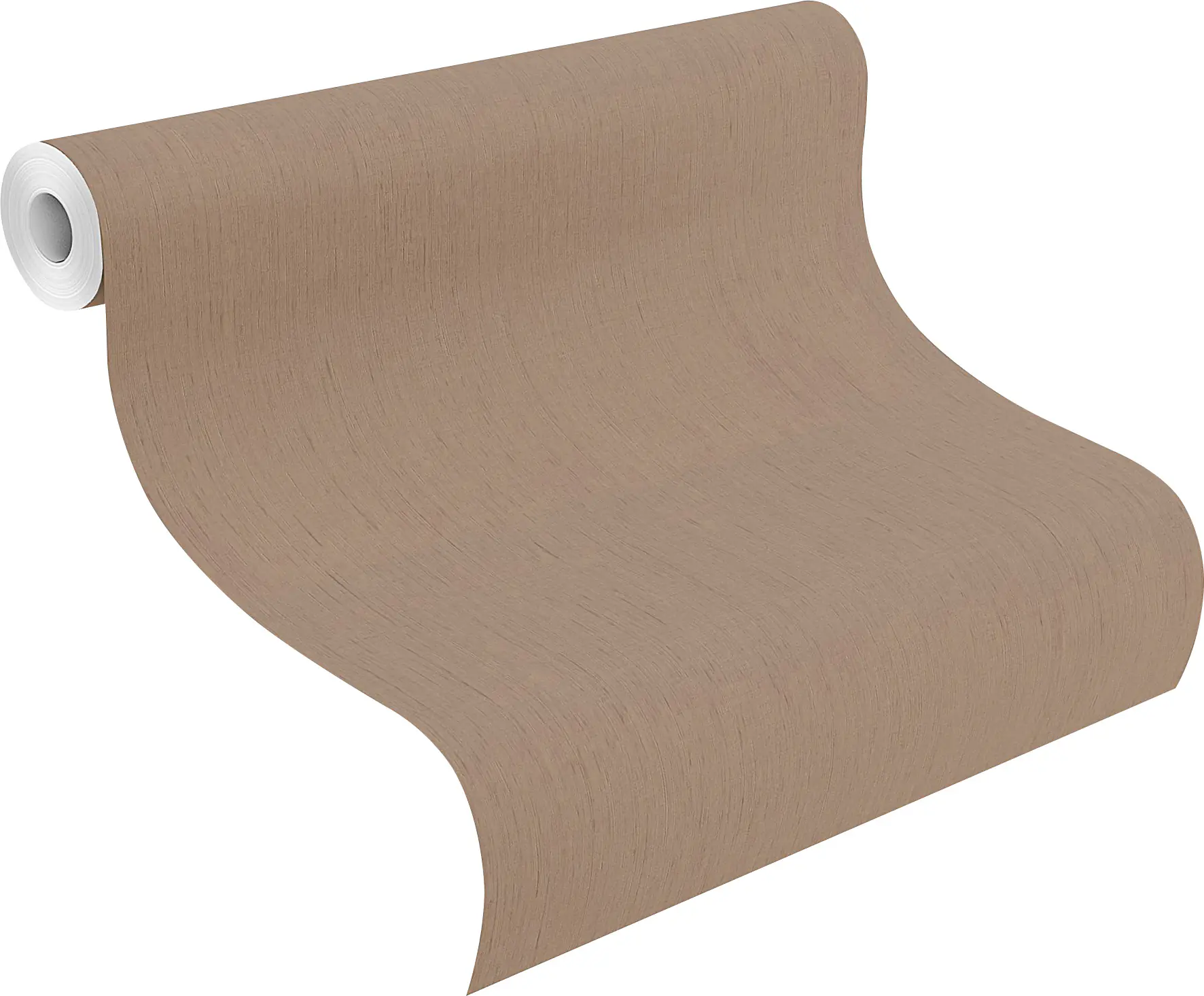 Rasch Vliestapete 746129 Braun-Mittelbraun Uni 10,05 m x 0,53 m