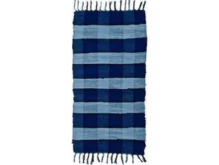 Alabama Fleckerlteppich Californien himmelblau, 60 x 120 cm