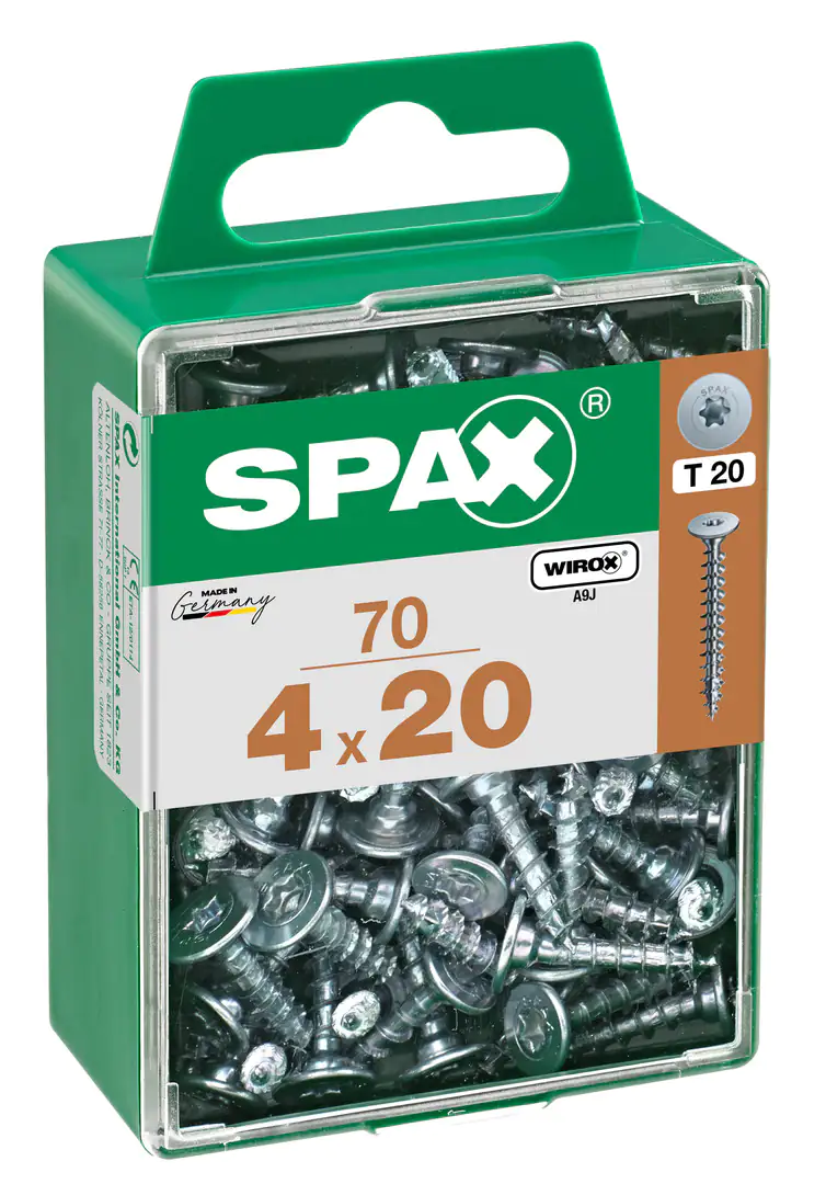 Spax Möbelbauschrauben 4.0 x 20 mm TX 20 - 70 Stk.
