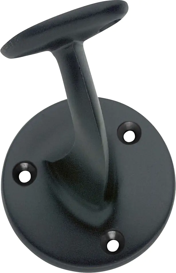 Intersteel Geländerhalter Messing mit Schraublöchern und runder Auflage