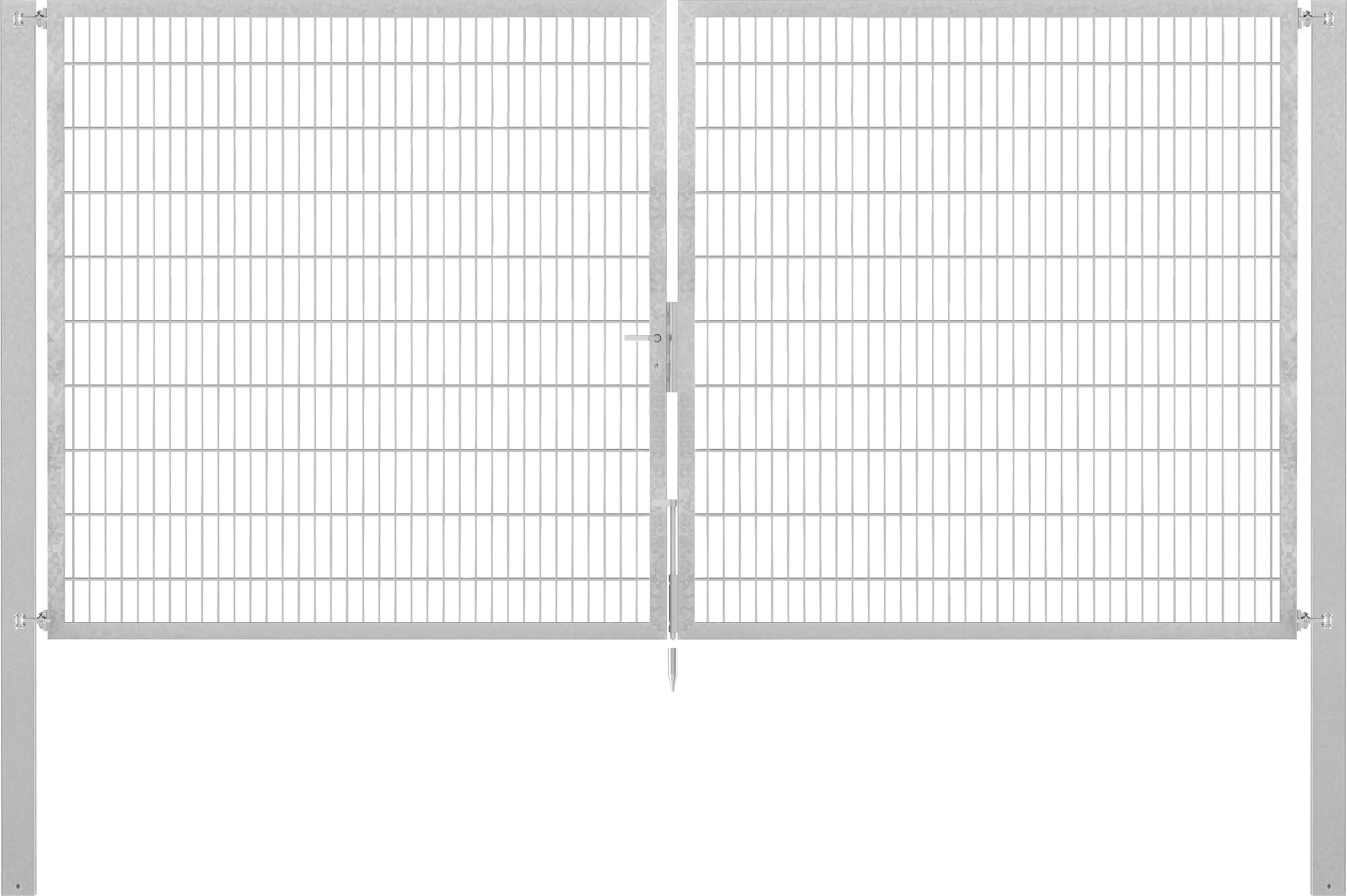 Alberts Doppeltor Flexo Plus feuerverzinkt 400 x 200 cm Alberts Doppeltor Flexo Plus feuerverzinkt 400 x 200 cm