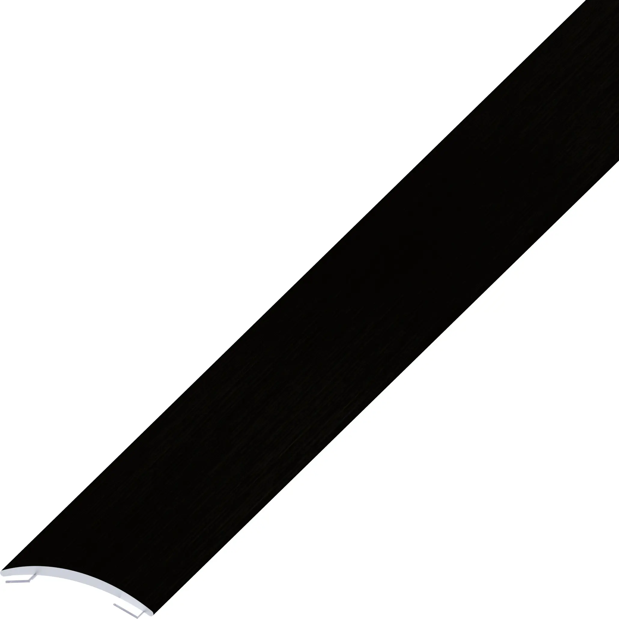 alfer Übergangsprofil 1 m, 30 x 5 mm Alu eloxiert gebürstet schwarz