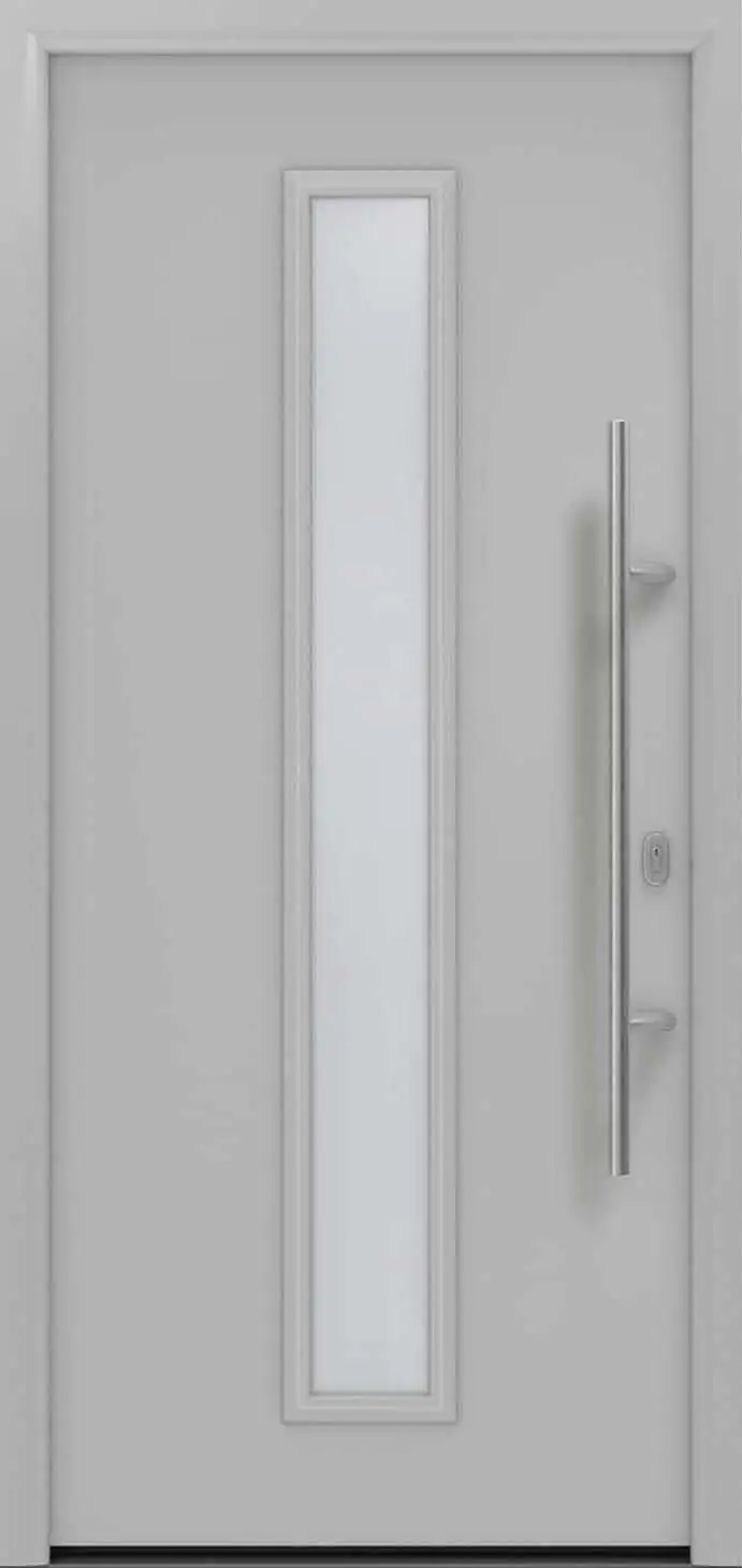 EcoStar Haustür ISOPRO IP 020S weißaluminium 110 x 210 cm EcoStar Haustür ISOPRO IP 020S weißaluminium 110 x 210 cm