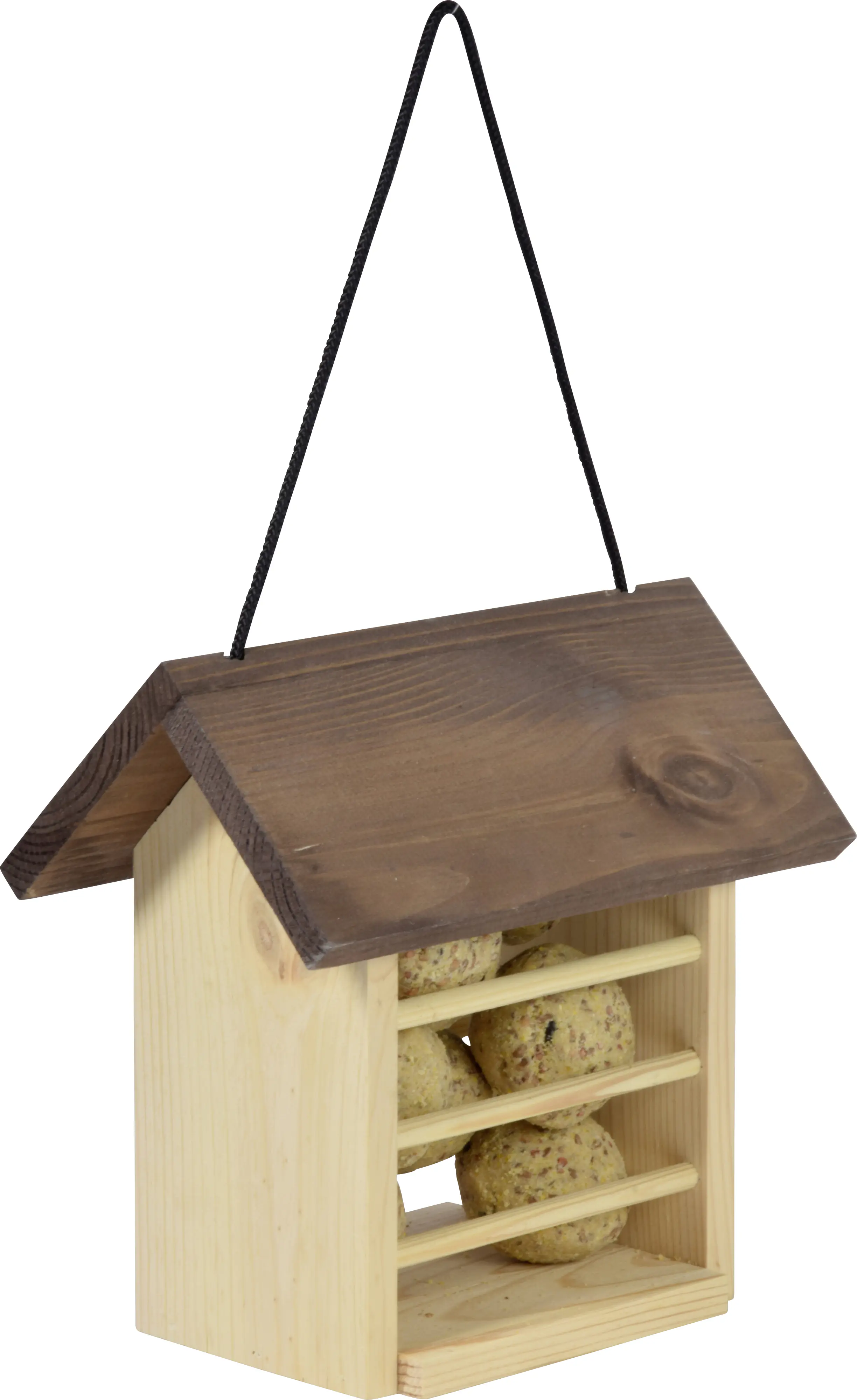 Dobar Vogelfutterhaus für Meisenknödel 22 x 14 x 21 cm braun Dobar Vogelfutterhaus für Meisenknödel 22 x 14 x 21 cm braun