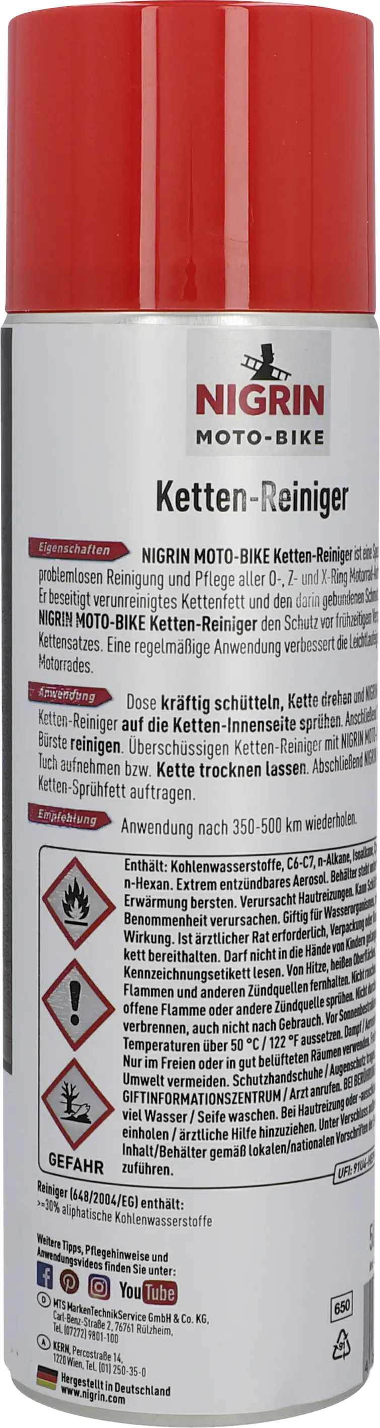 Nigrin MOTO-BIKE Kettenreiniger 500ml