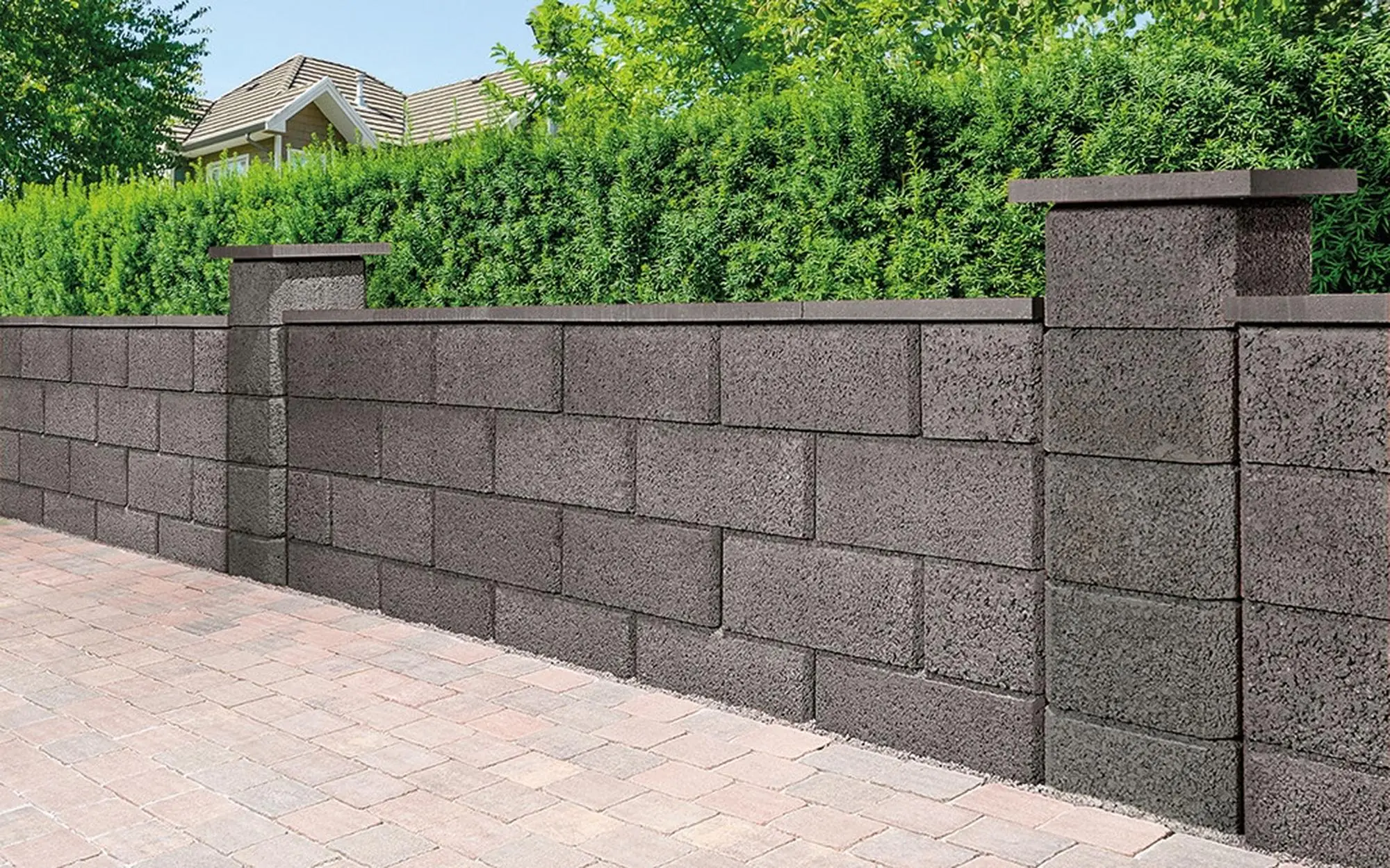 EHL Pfeilerelement Planomur 32,5 x 32,5 x 20 cm anthrazit