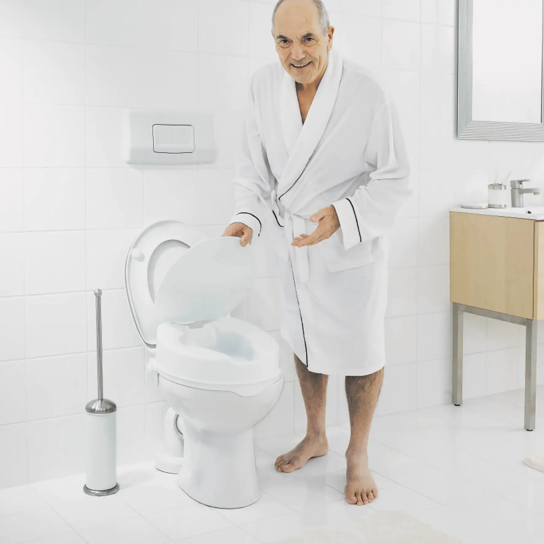 Ridder WC-Sitz-Erhöhung mit Deckel Ridder WC-Sitz-Erhöhung mit Deckel