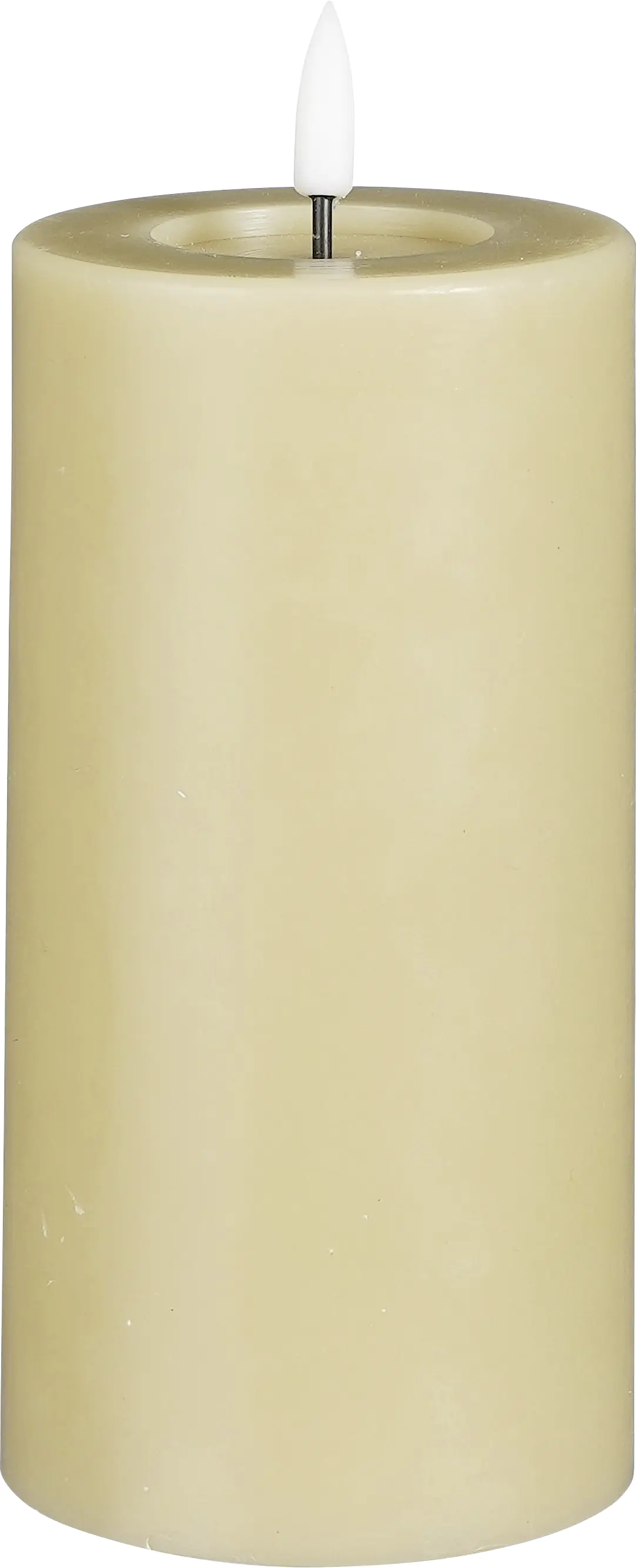 Mica Kerze 15 x 7,5 cm warm weiß Mica Kerze 15 x 7,5 cm warm weiß