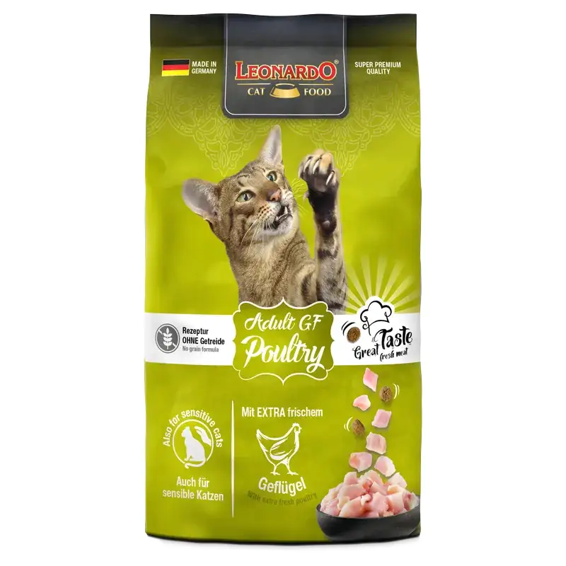 Leonardo Katzentrockenfutter  Leo Ad GF Geflügel 300 g Leonardo Katzentrockenfutter  Leo Ad GF Geflügel 300 g
