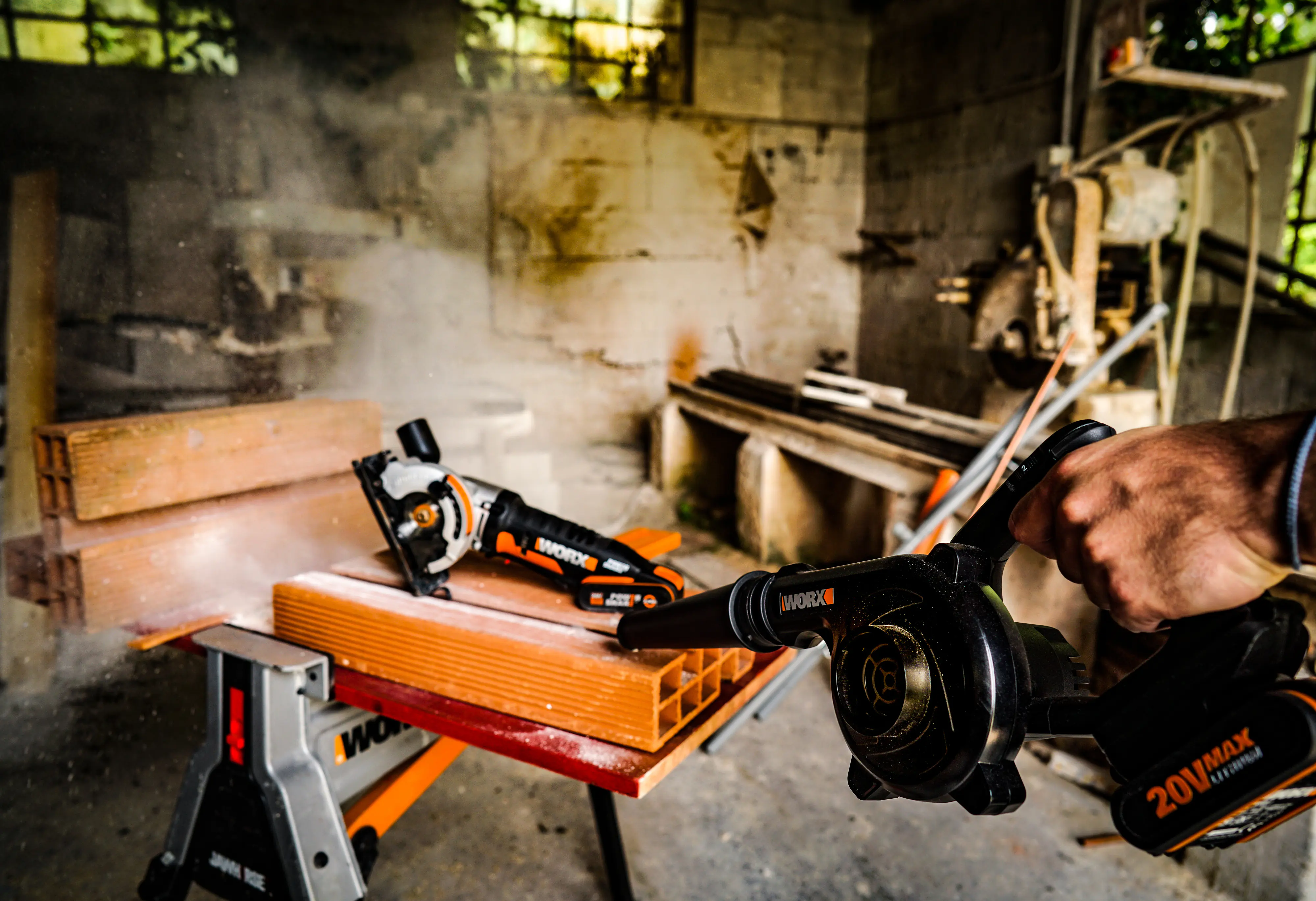 Worx Akku-Werkstattluftbläser WX094.9 20 V Solo Worx Akku-Werkstattluftbläser WX094.9 20 V Solo