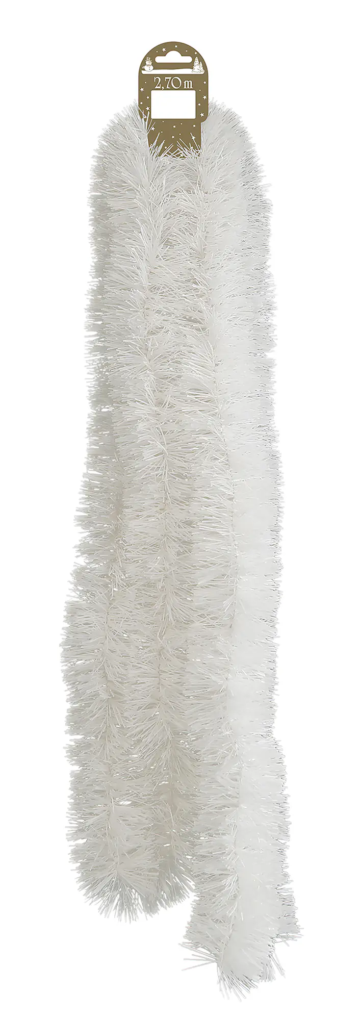 Girlande Kunststoff 270 cm weiß 