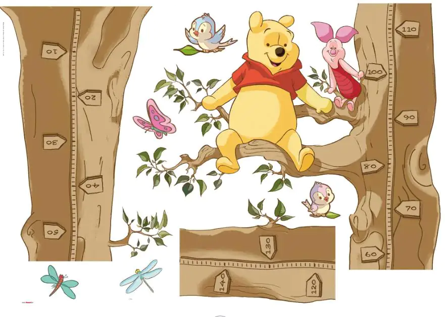4036834177447 Komar Decosticker Winnie The Pooh 100 x 70 cm