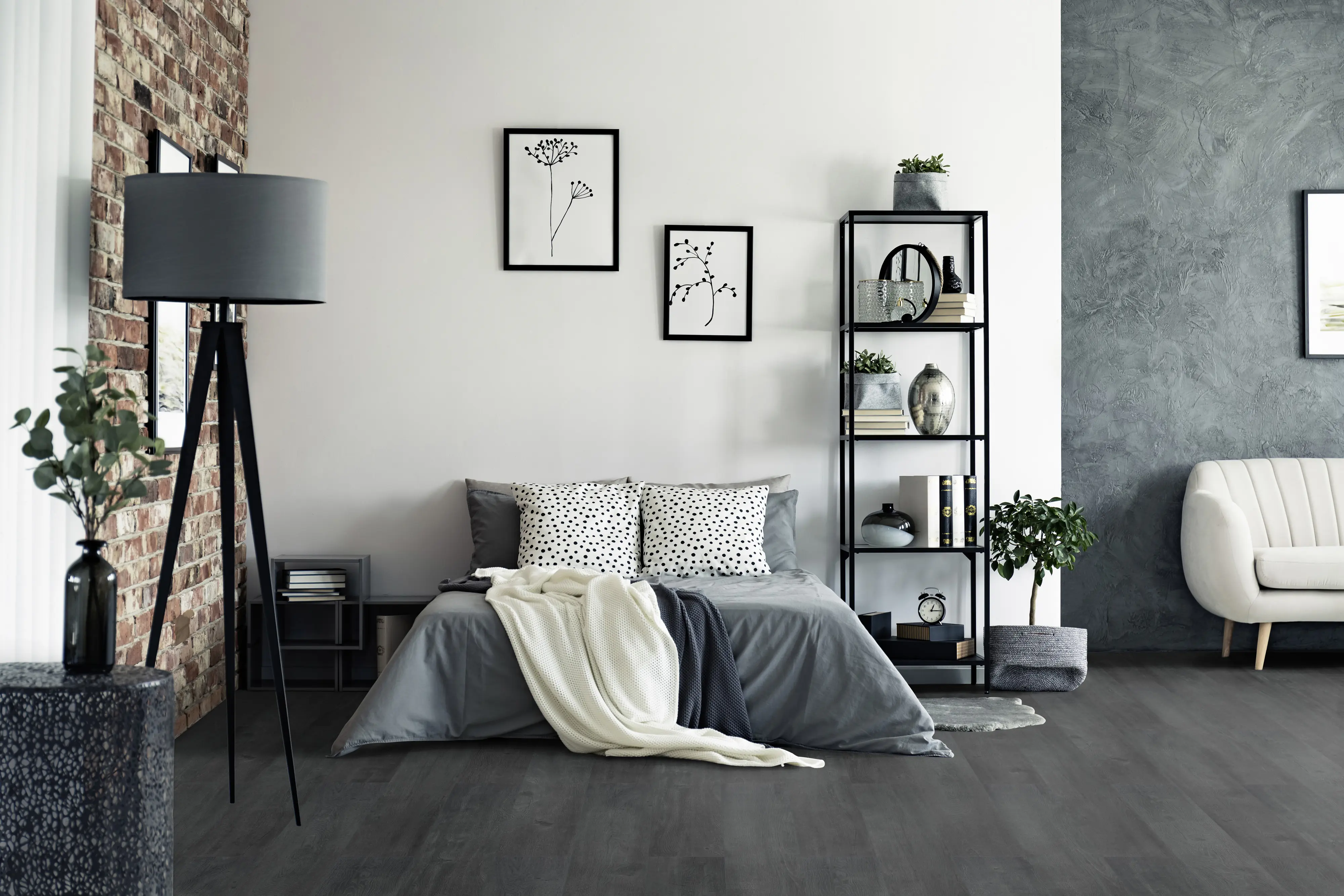 Classen Laminat Megaloc Aquaprotect 128,5 x 19,2 cm 8 mm Oak black