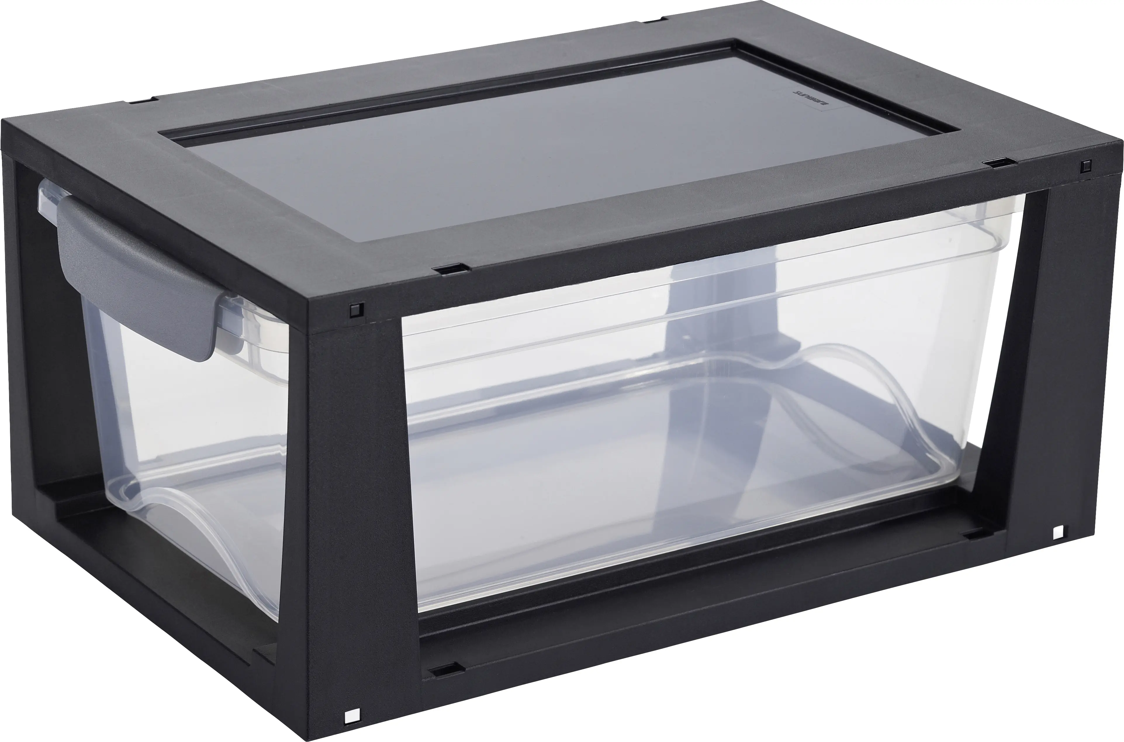 Sunware Omega Drawer unit 6L transparent schwarz Sunware Omega Drawer unit 6L transparent schwarz