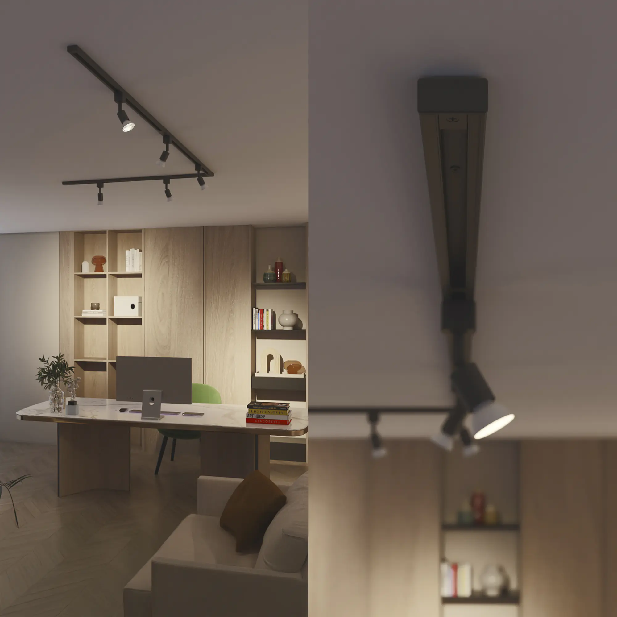 Philips EasyLink Stromverbinder für Schienenleuchte L schwarz