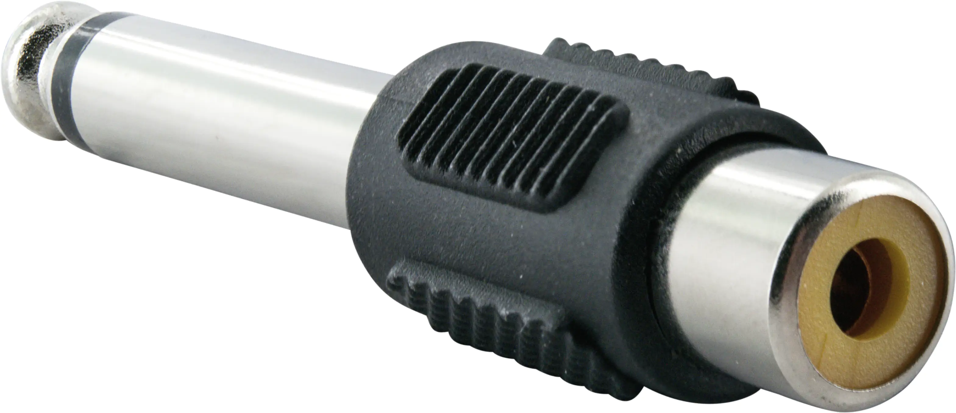 4004005503821_1214693 Schwaiger Audio Adapter KHA4010 533 Klinke Cinch schwarz, 1x 6,3mm Klinken Stecker / 1x Cinch Buchse