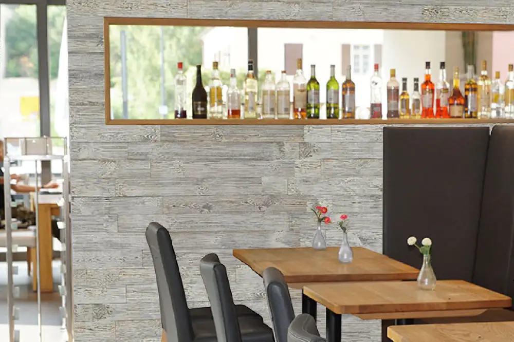 iWerk Holzpaneele zum Kleben 78 x 50 cm, 5 mm, Design old stonewood