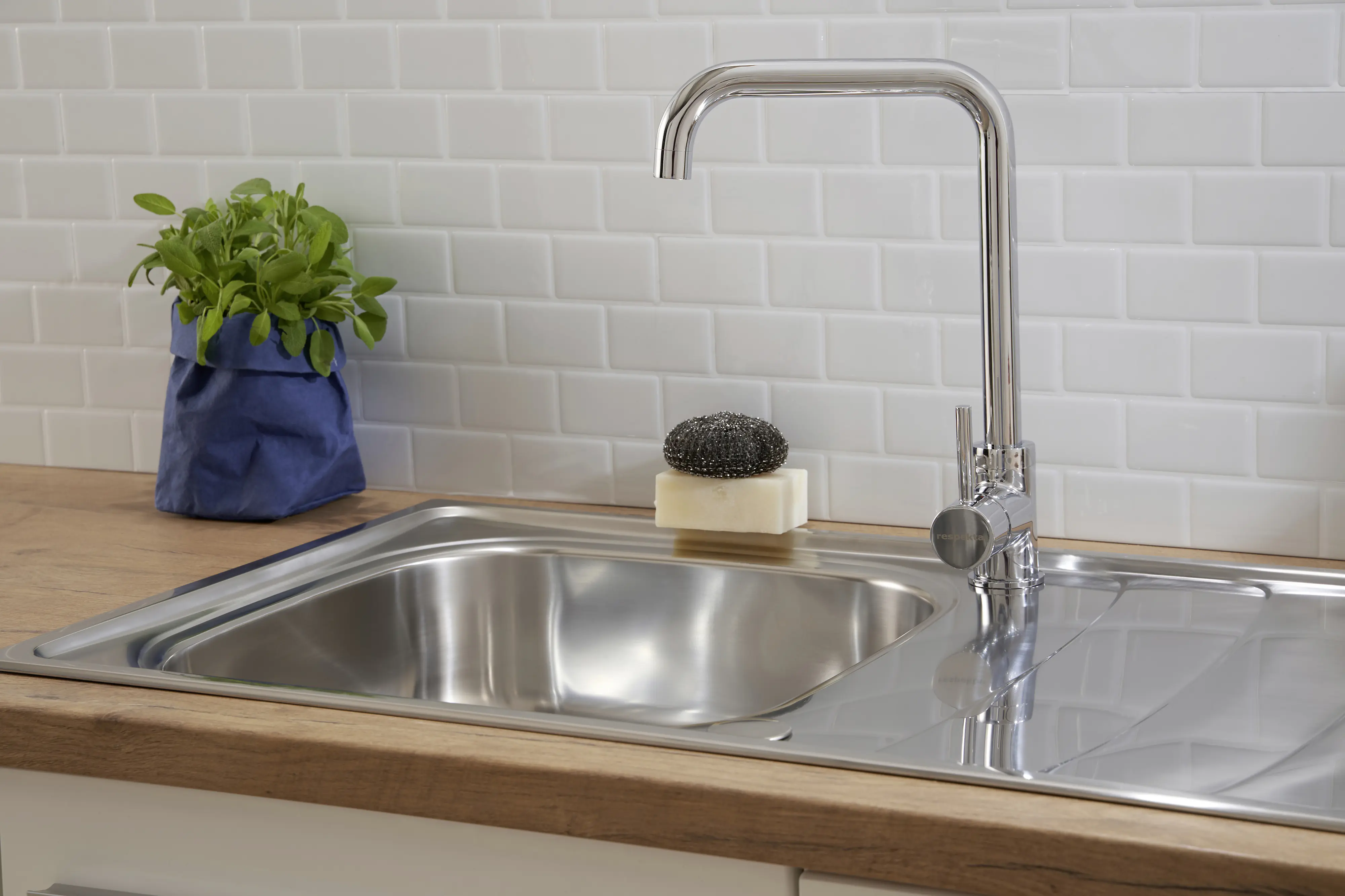 respekta Edelstahlspüle MIAMI 86 x 50 cm 86 x 50 cm