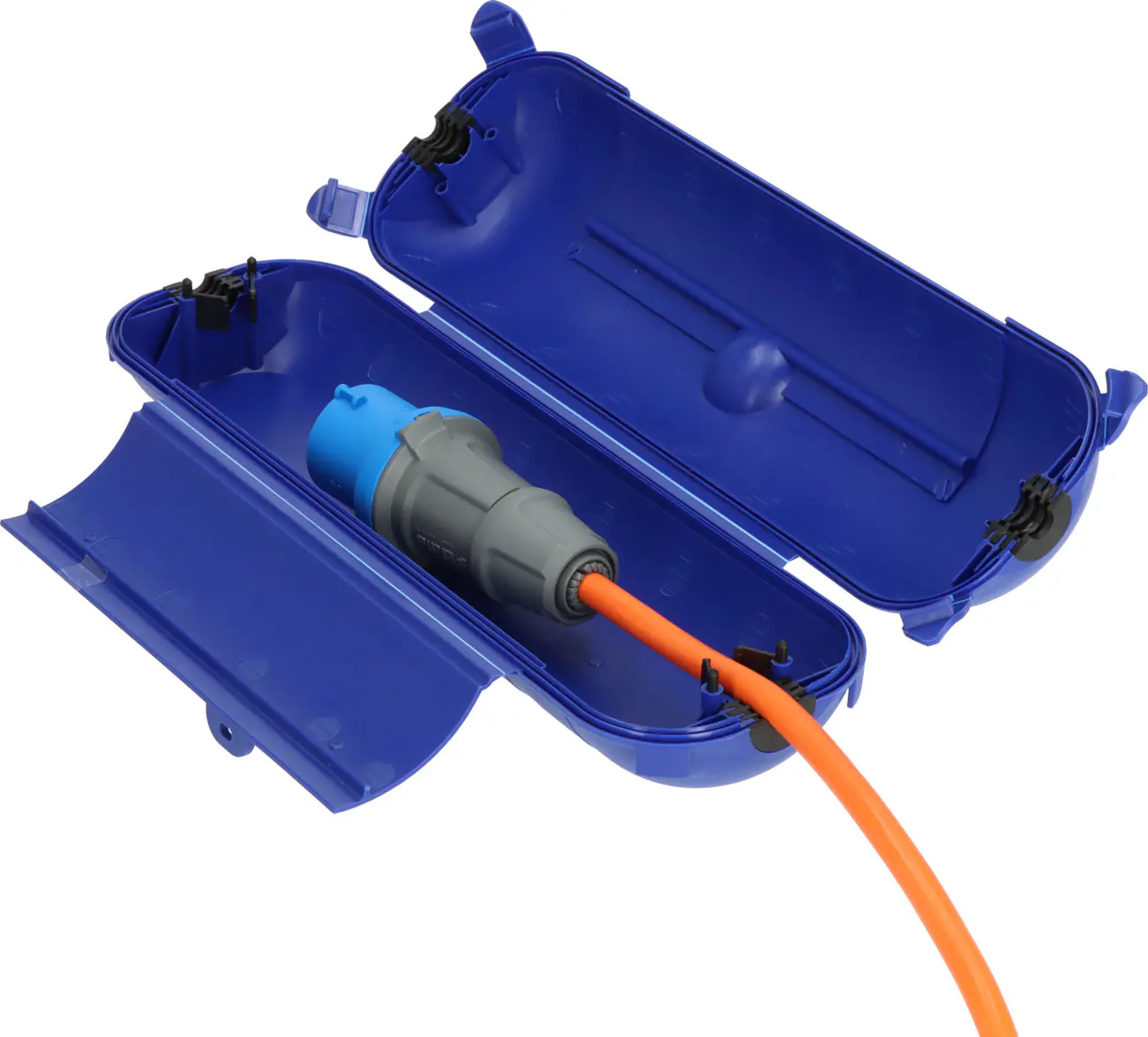 Brennenstuhl Safebox Stecker mit Kupplung CEE 230V IP 44 blau
