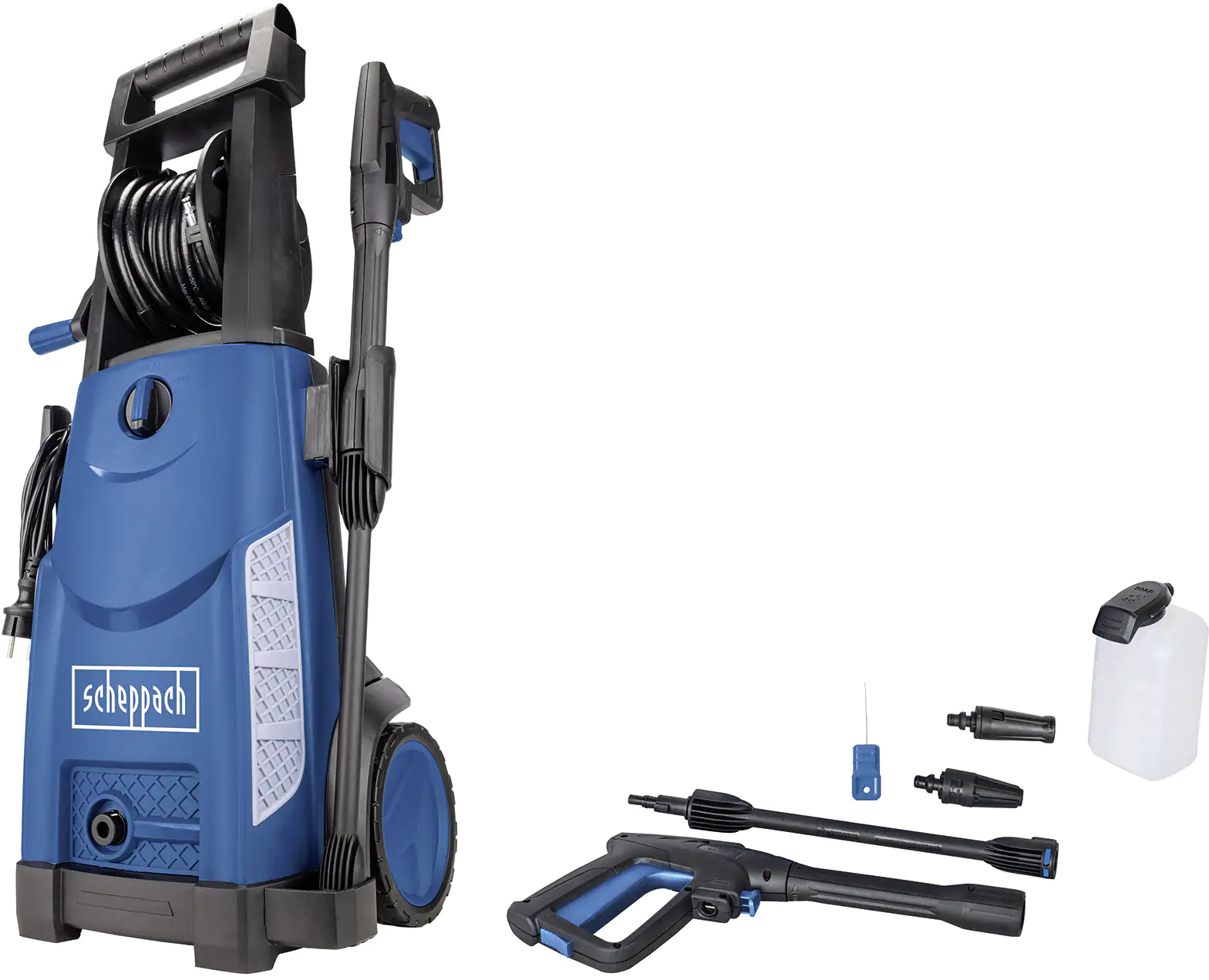 Scheppach Hochdruckreiniger HCE2000 inkl. 6-teiligem Zubehör Scheppach Hochdruckreiniger HCE2000 inkl. 6-teiligem Zubehör