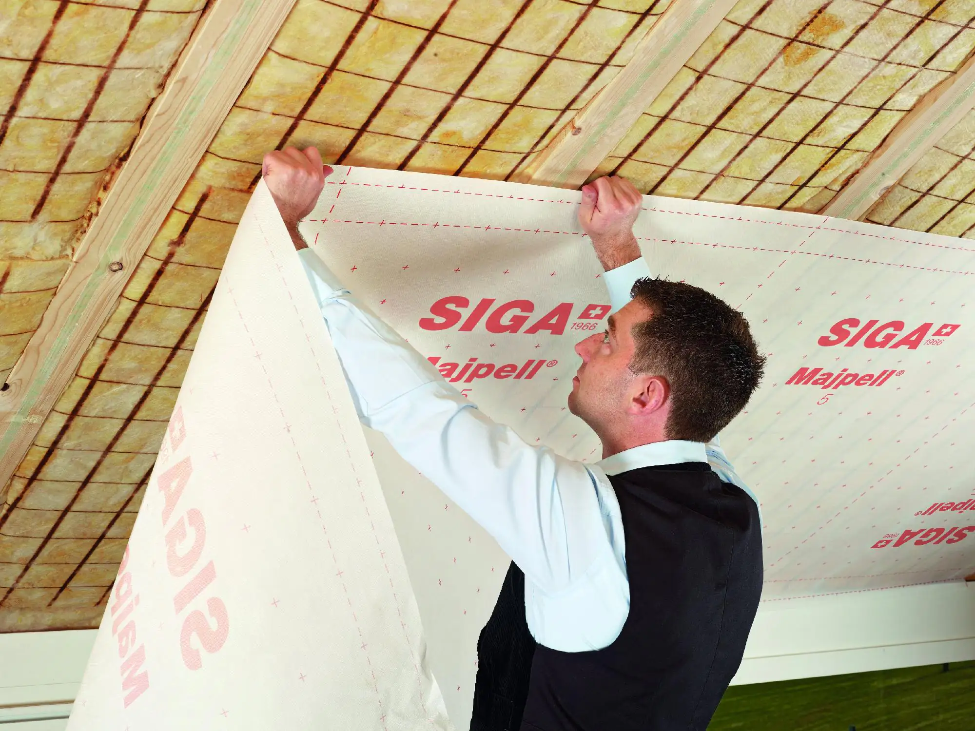 Siga Dampfbremse Majpell 5 50 x 3 m = 150 m² weiß