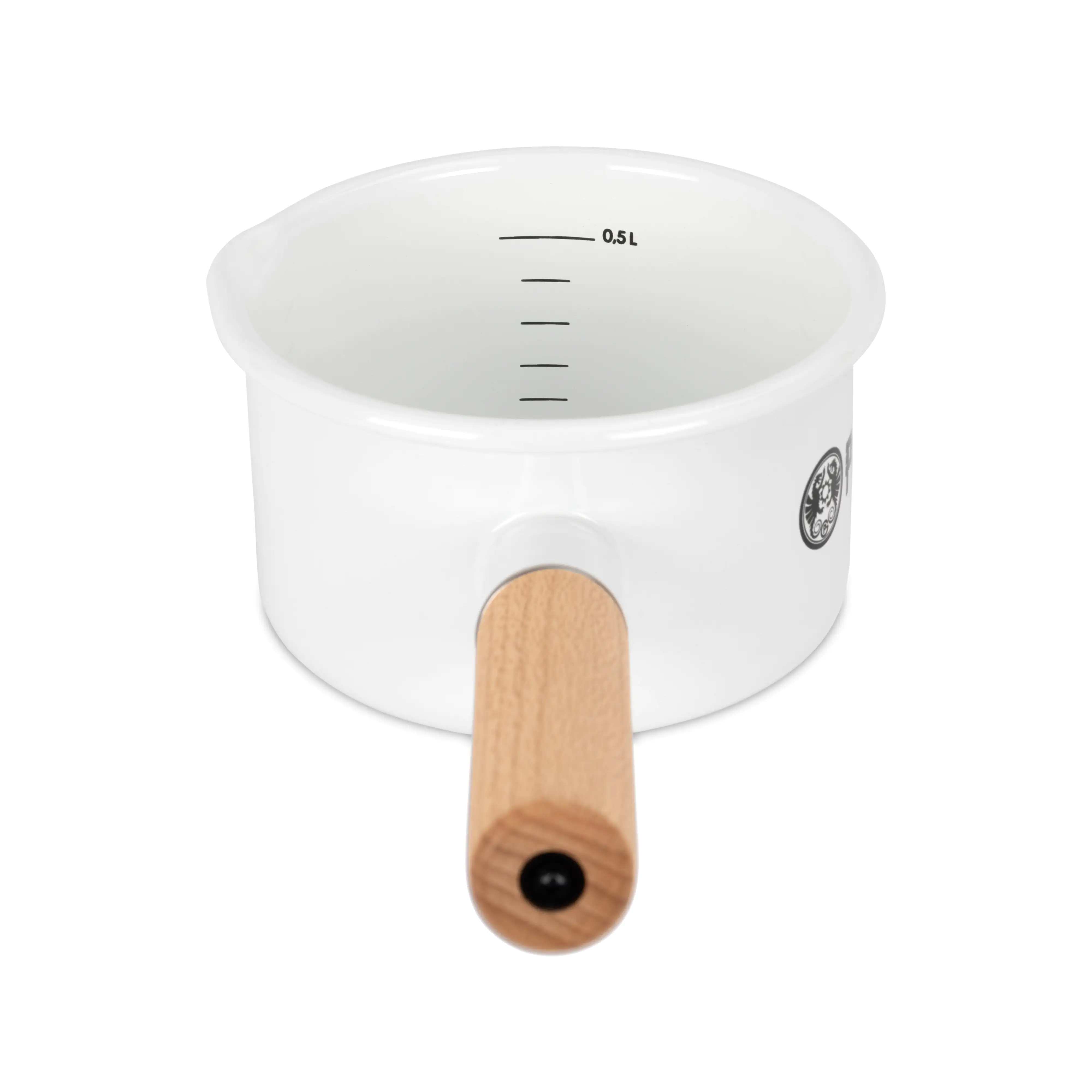 Petromax Stieltopf Emaille 0,5 Liter weiss Petromax Stieltopf Emaille 0,5 Liter weiss