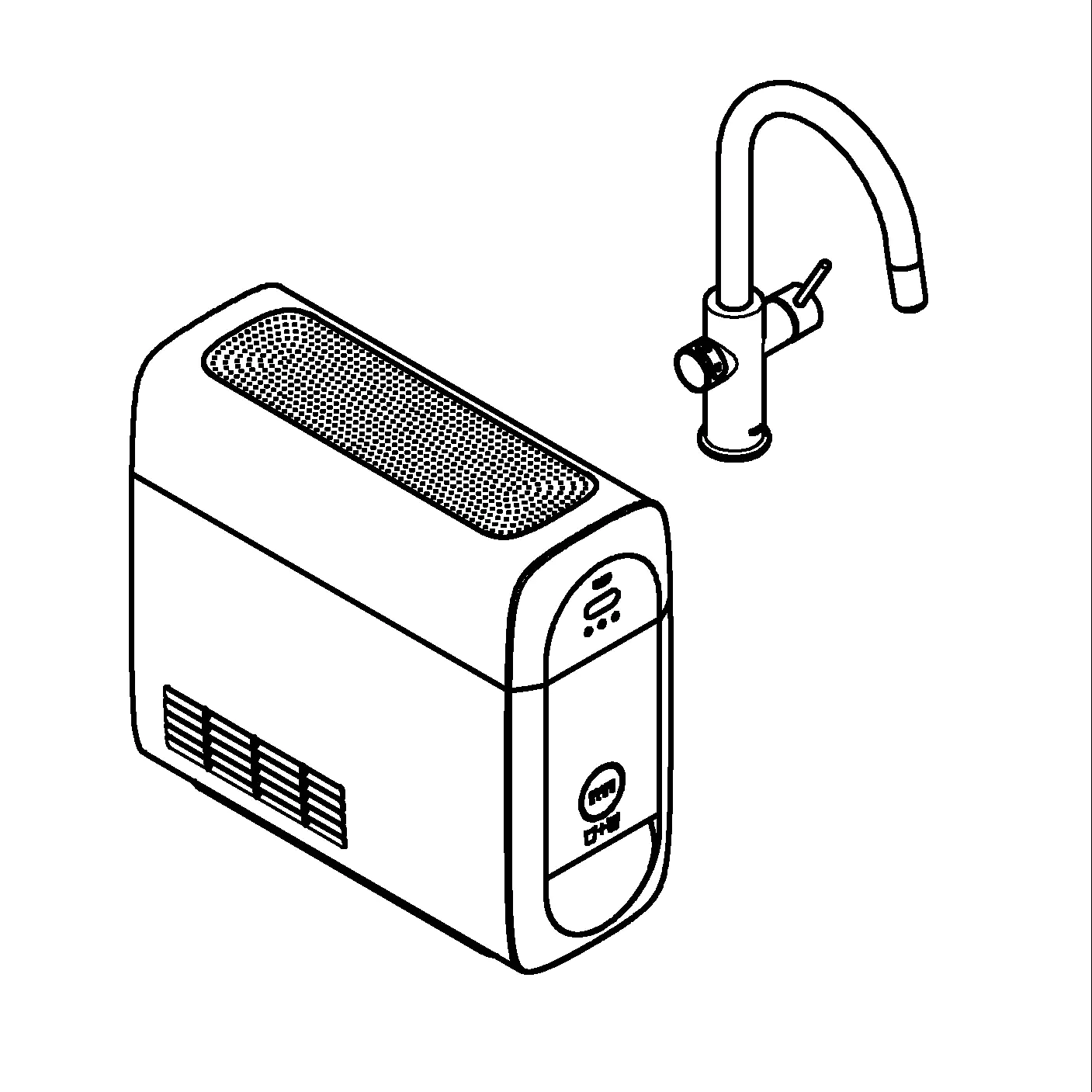 Grohe Blue Home C-Auslauf Starter Kit mit herausziehbarem Mousseurauslauf chrom Grohe Blue Home C-Auslauf Starter Kit mit herausziehbarem Mousseurauslauf chrom