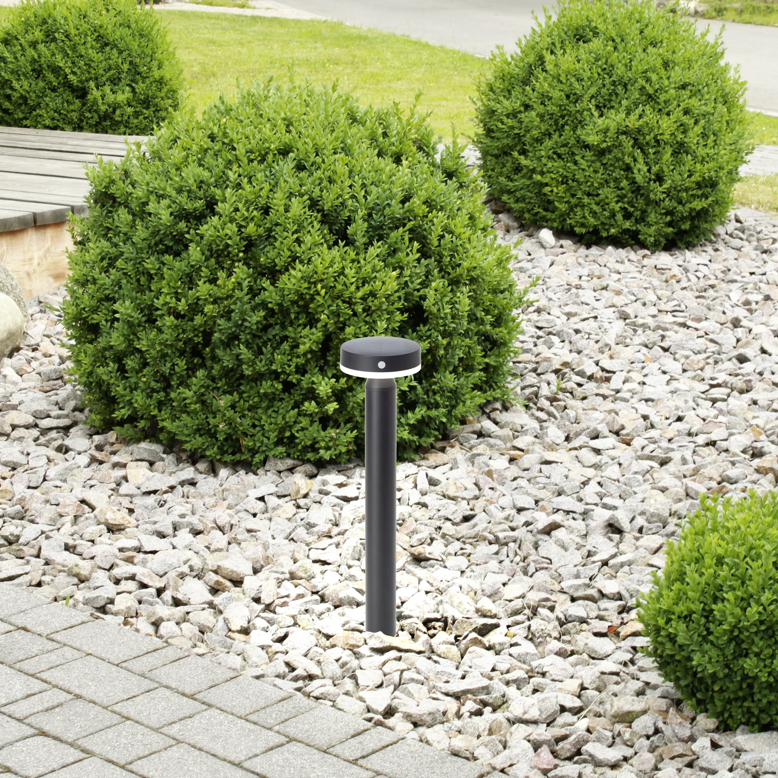 Brilliant LED Solar-Außenleuchte Magua 4W neutralweiß Bewegungsmelder Brilliant LED Solar-Außenleuchte Magua 4W neutralweiß Bewegungsmelder