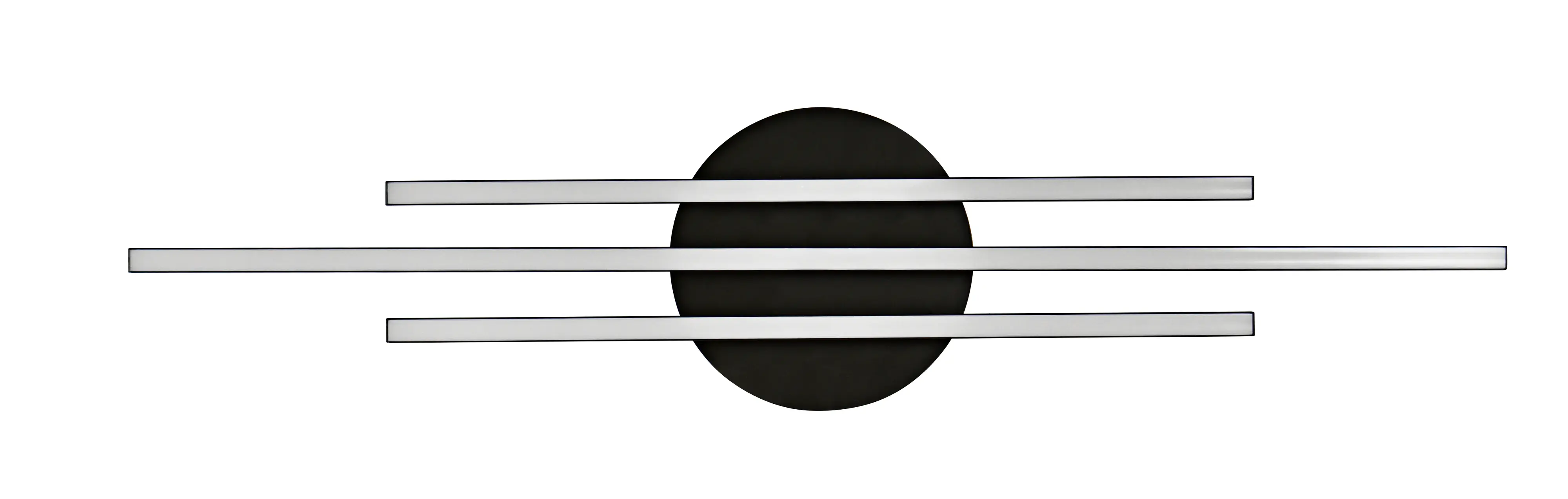 LED Deckenleuchte Cindy schwarz 81 x 18 cm warmweiß 