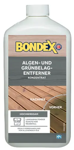 Bondex Algen- und Grünbelags-Entferner Konzentrat  Farblos 1 L