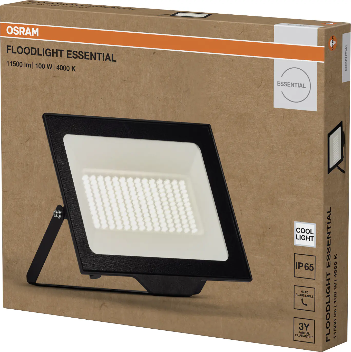Osram Außenleuchte Floodlight Essential 100W 4000K schwarz Osram Außenleuchte Floodlight Essential 100W 4000K schwarz